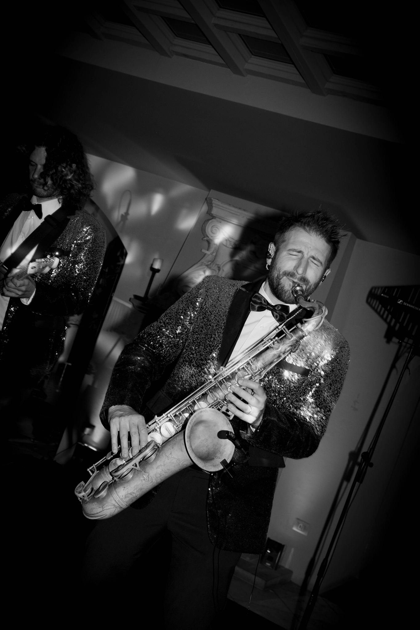 A wedding party at Tenuta Corbinaia Villa in Tuscany, Italy.