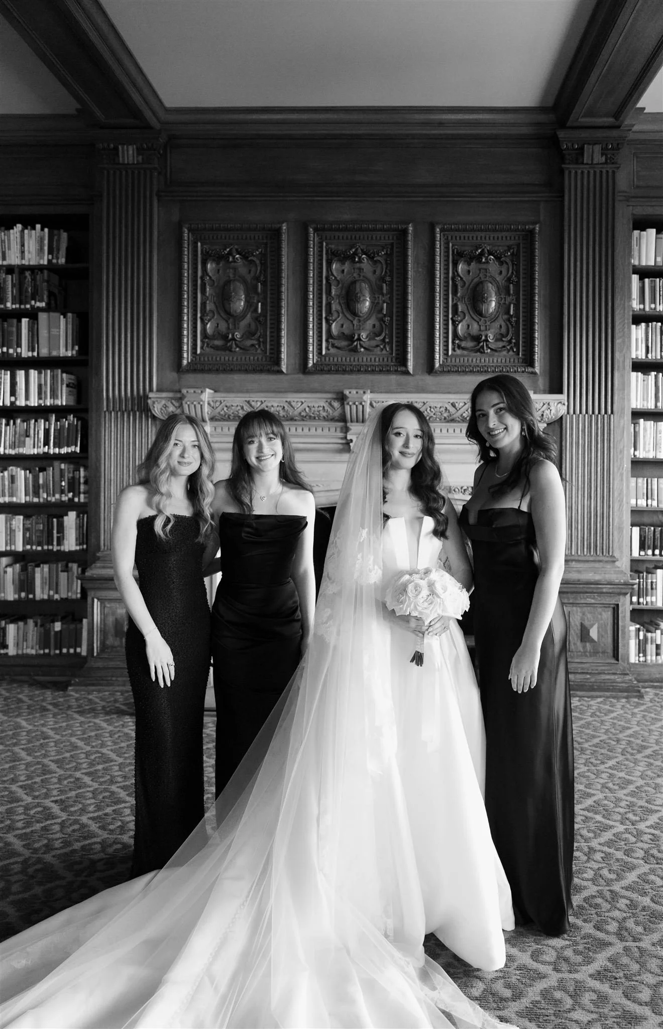 A wedding day at The University Club of Chicago.