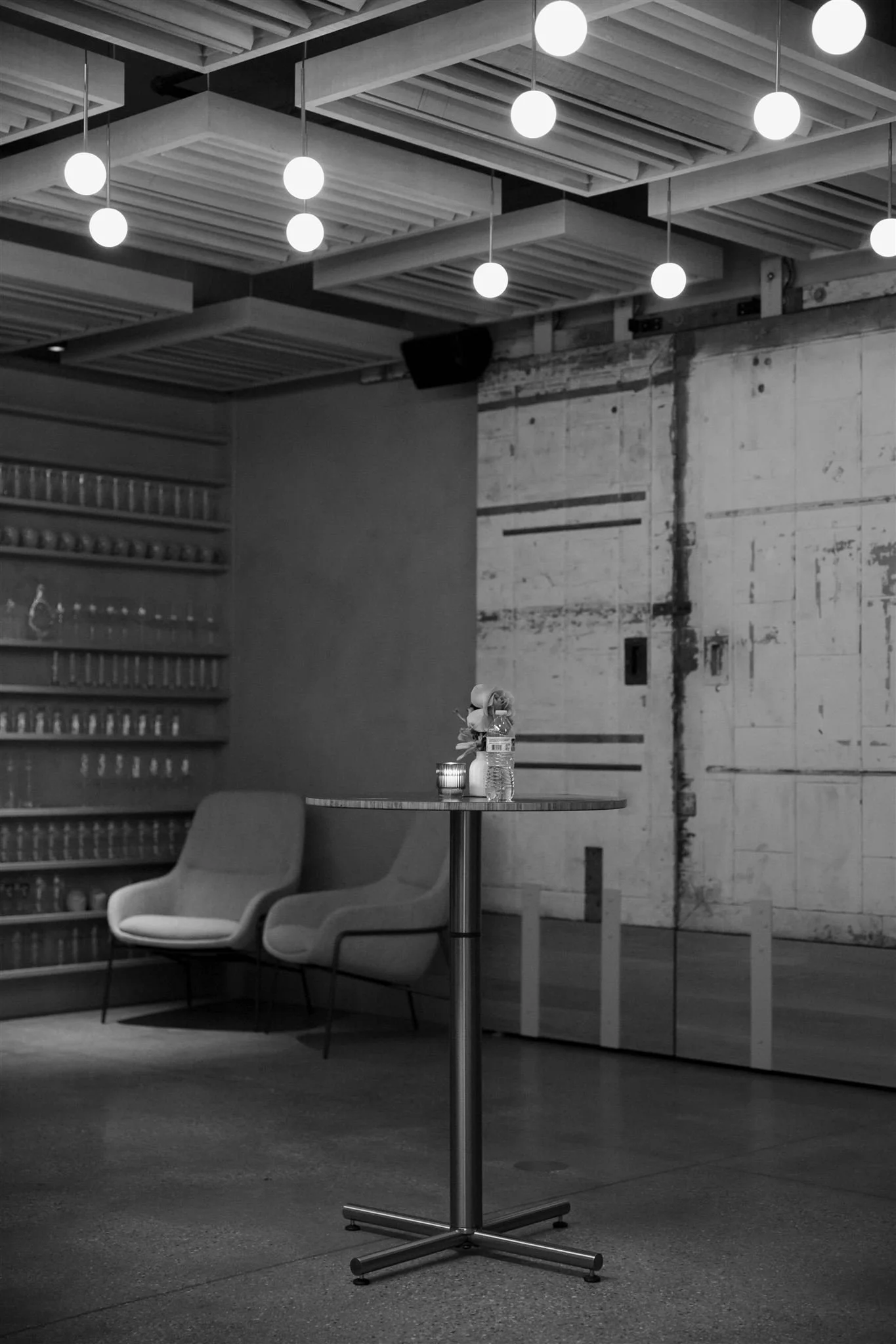 Intimate Maxwells Trading Chicago wedding venue with private cocktail bar.