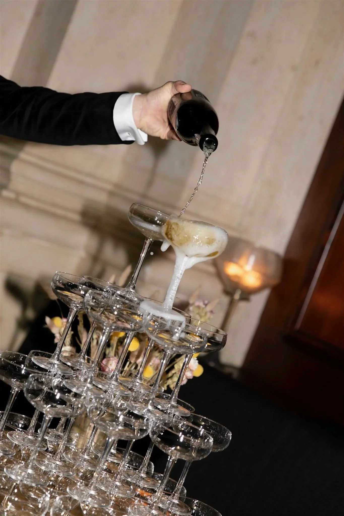 A wedding day at Hawksmoor in Edinburgh, Scotland.