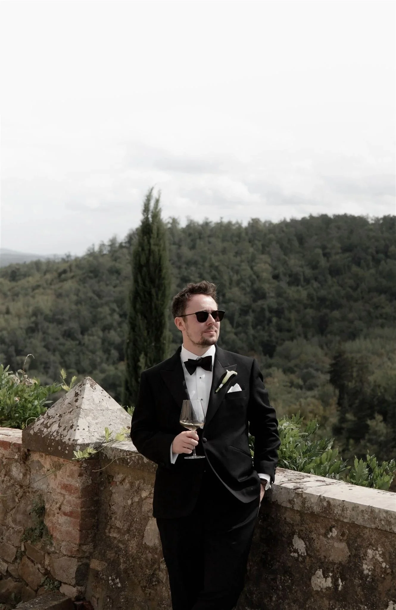 A wedding day at Dievole Wine Resort in the Chianti region of Tuscany, Italy.