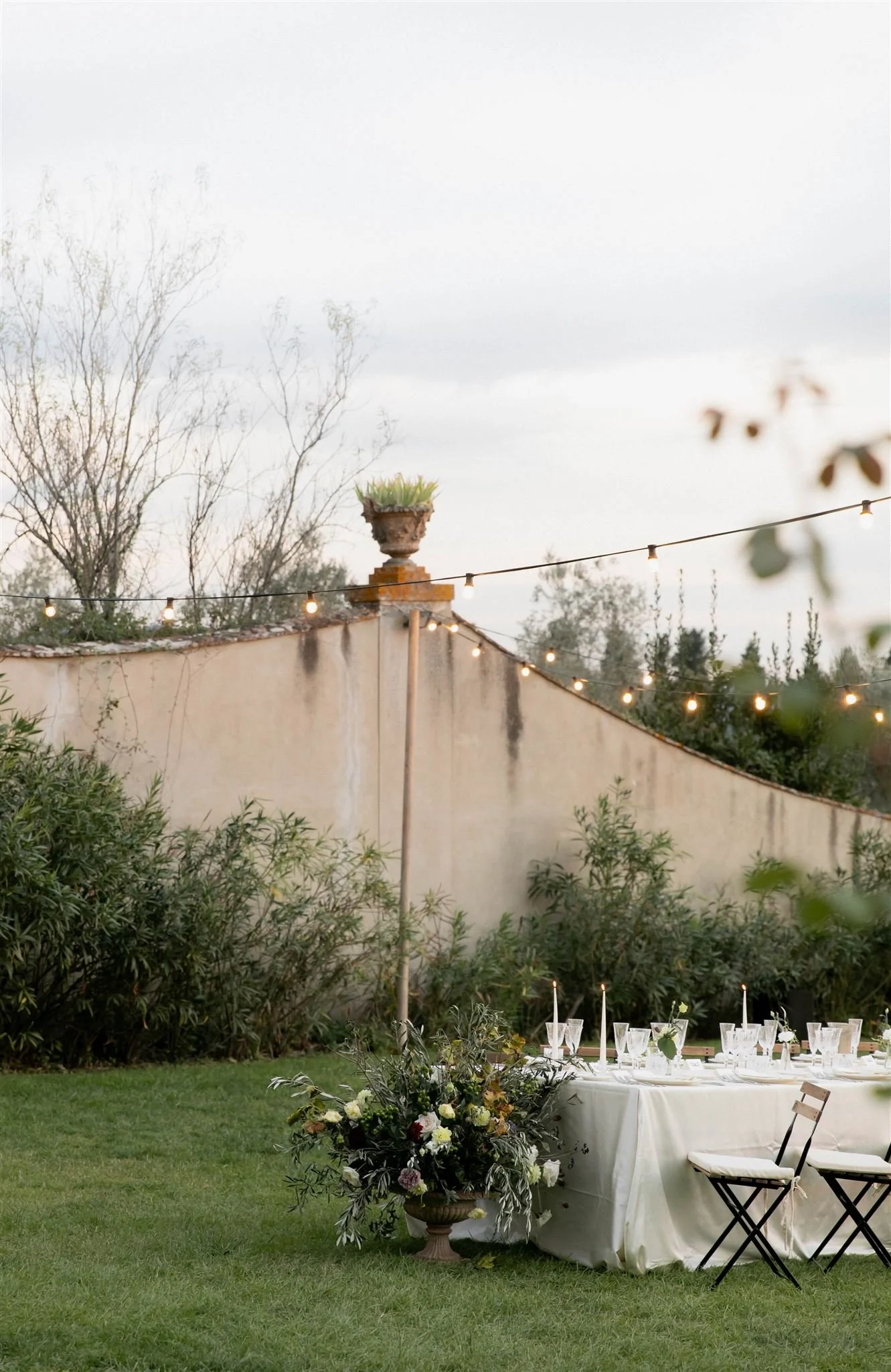 A wedding day at Villa Medicea Di Lilliano in Tuscany, Italy.
