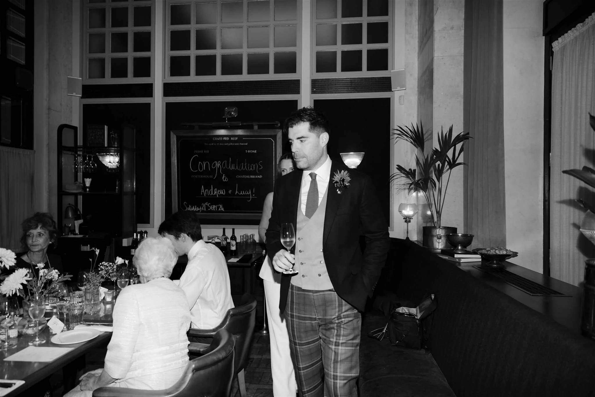 A Hawksmoor Edinburgh Wedding day in Edinburgh, Scotland.