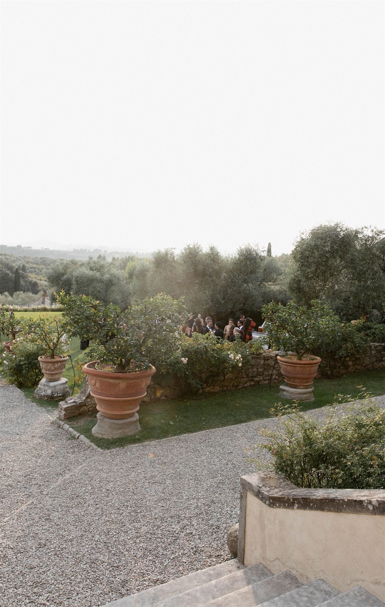 A wedding day at Villa Medicea Di Lilliano in Tuscany, Italy.