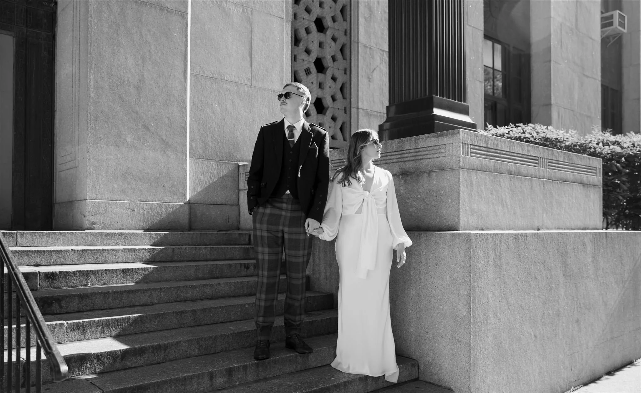 A NYC Elopement at the NYC Marriage Bureau photographed by a NYC Elopement Photographer.