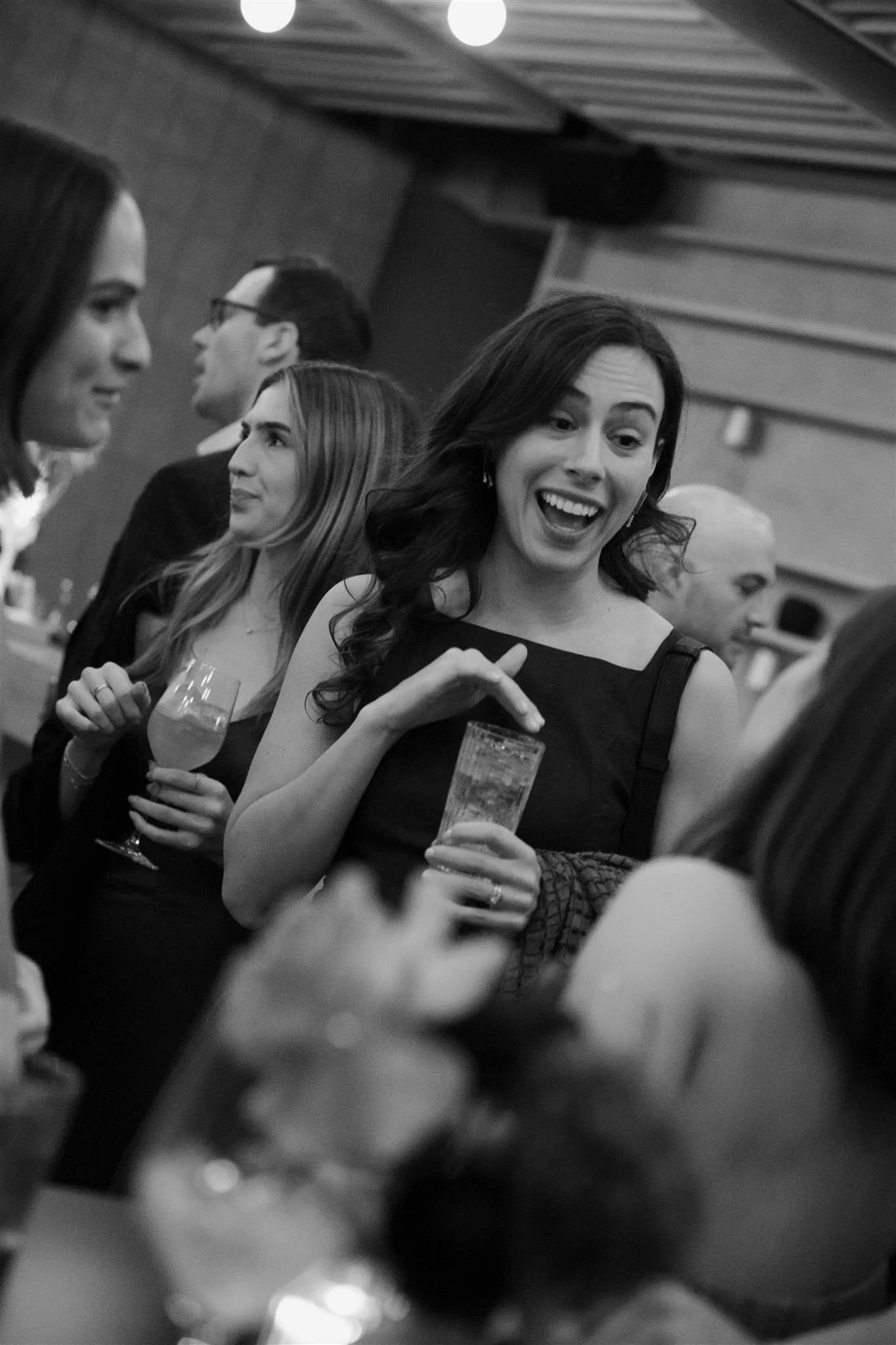 Wedding Guests at Maxwells Trading Chicago wedding venue.