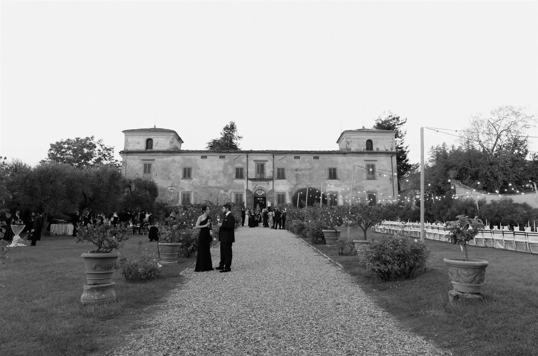 A wedding day at Villa Medicea Di Lilliano in Tuscany, Italy.