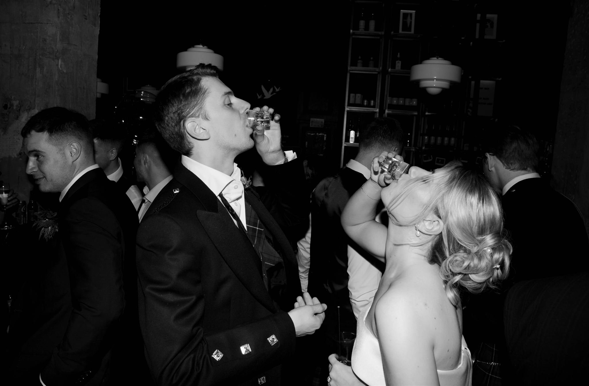 Edinburgh, Scotland Wedding Photographer photographing Edinburgh Wedding Photography at Lady Libertine.