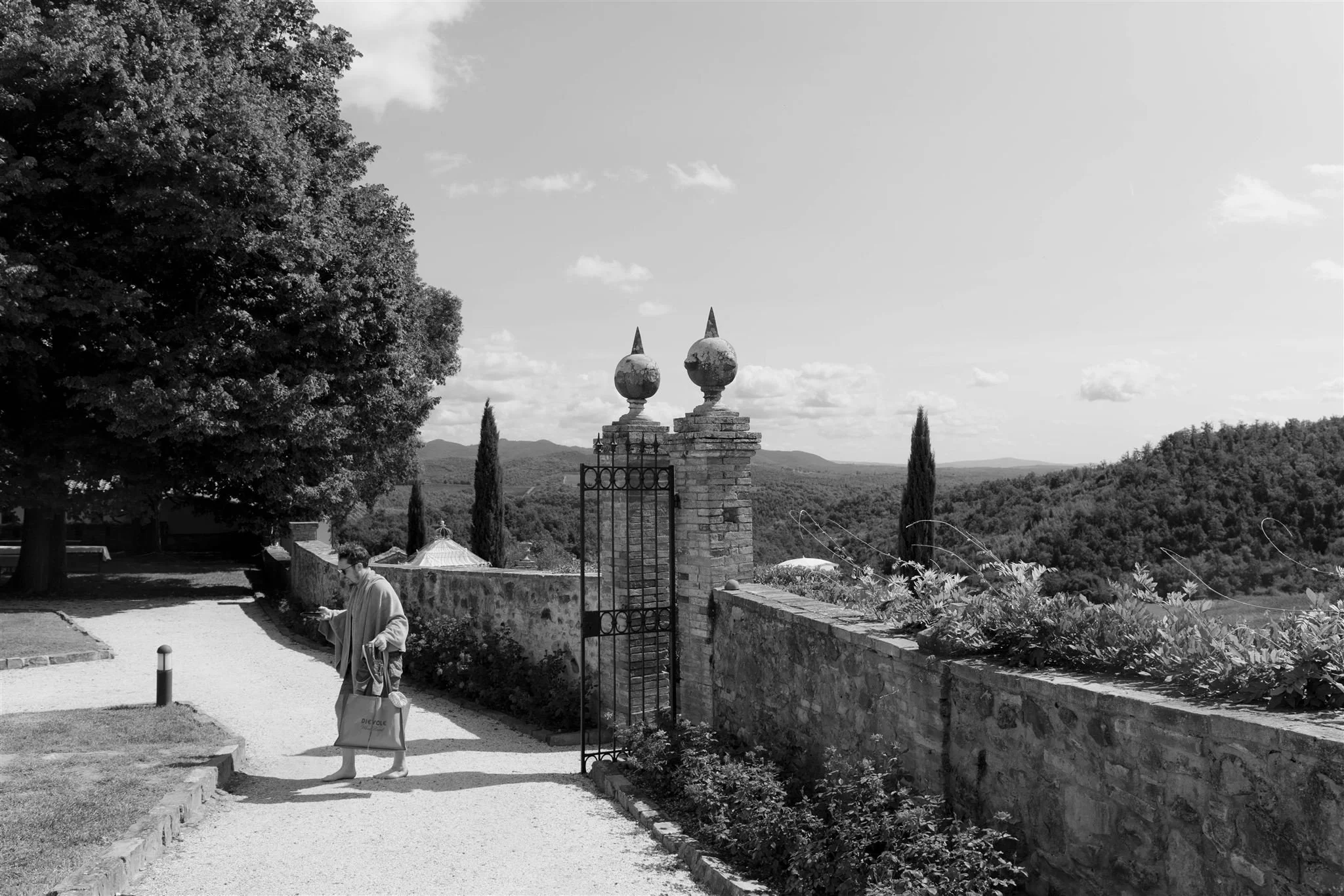 A wedding day at Dievole Wine Resort in the Chianti region of Tuscany, Italy.