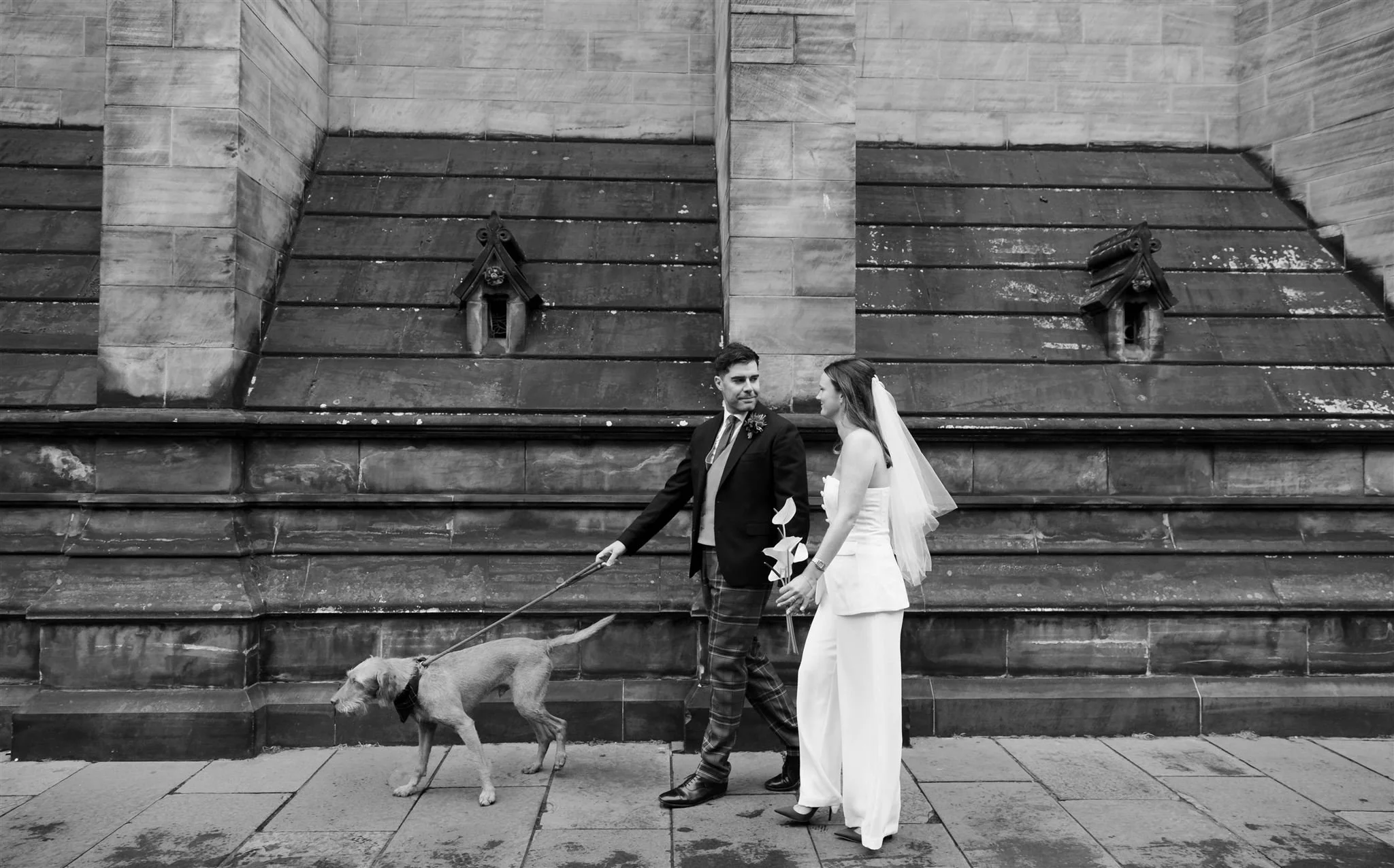 A Hawksmoor Edinburgh Wedding day in Edinburgh, Scotland.