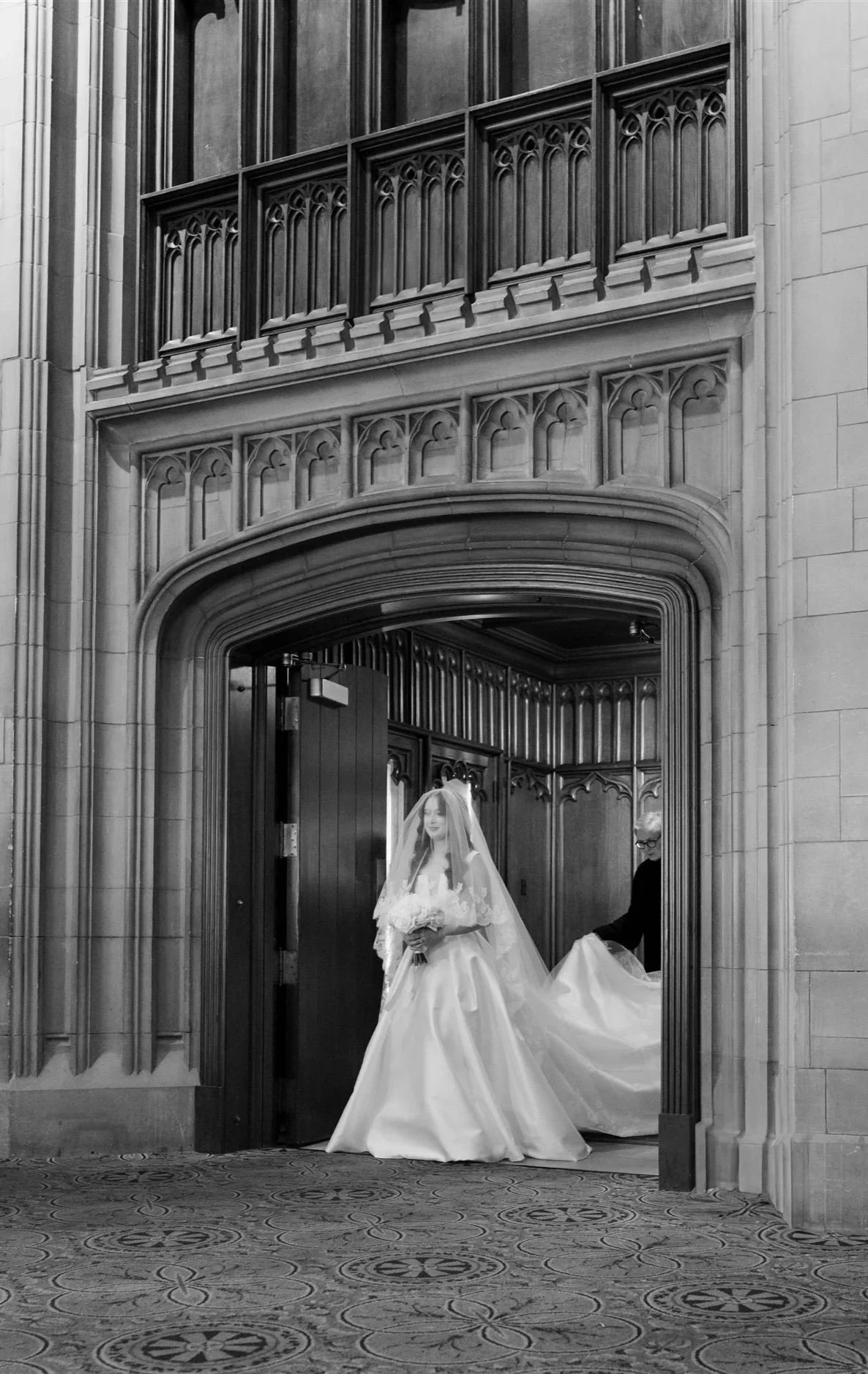 A wedding ceremony at The University Club of Chicago.