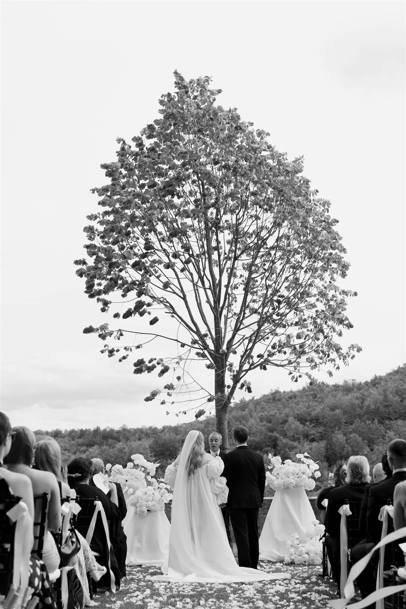 A wedding day at Dievole Wine Resort in the Chianti region of Tuscany, Italy.