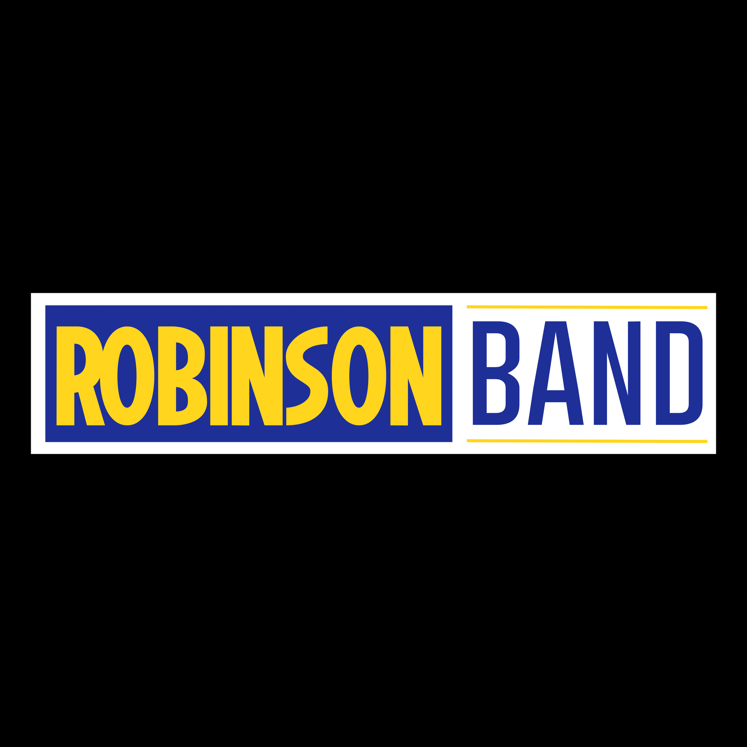 Marching Rams Uniform Heart Sticker — Robinson Band