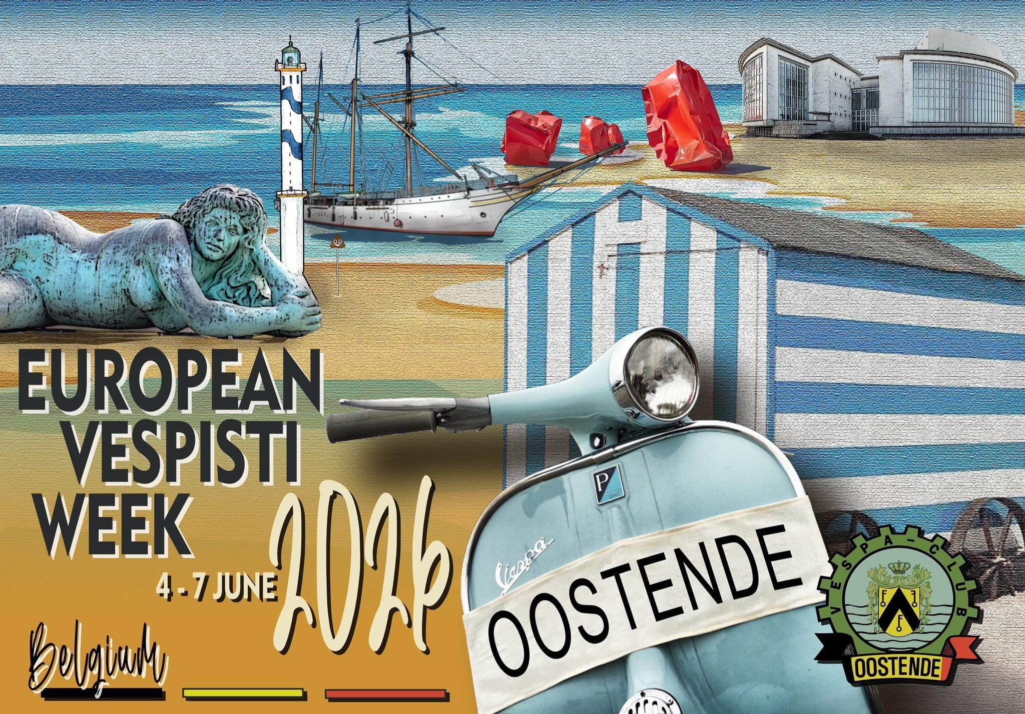 European Vespisti Week 2026 – Oostende Belgium