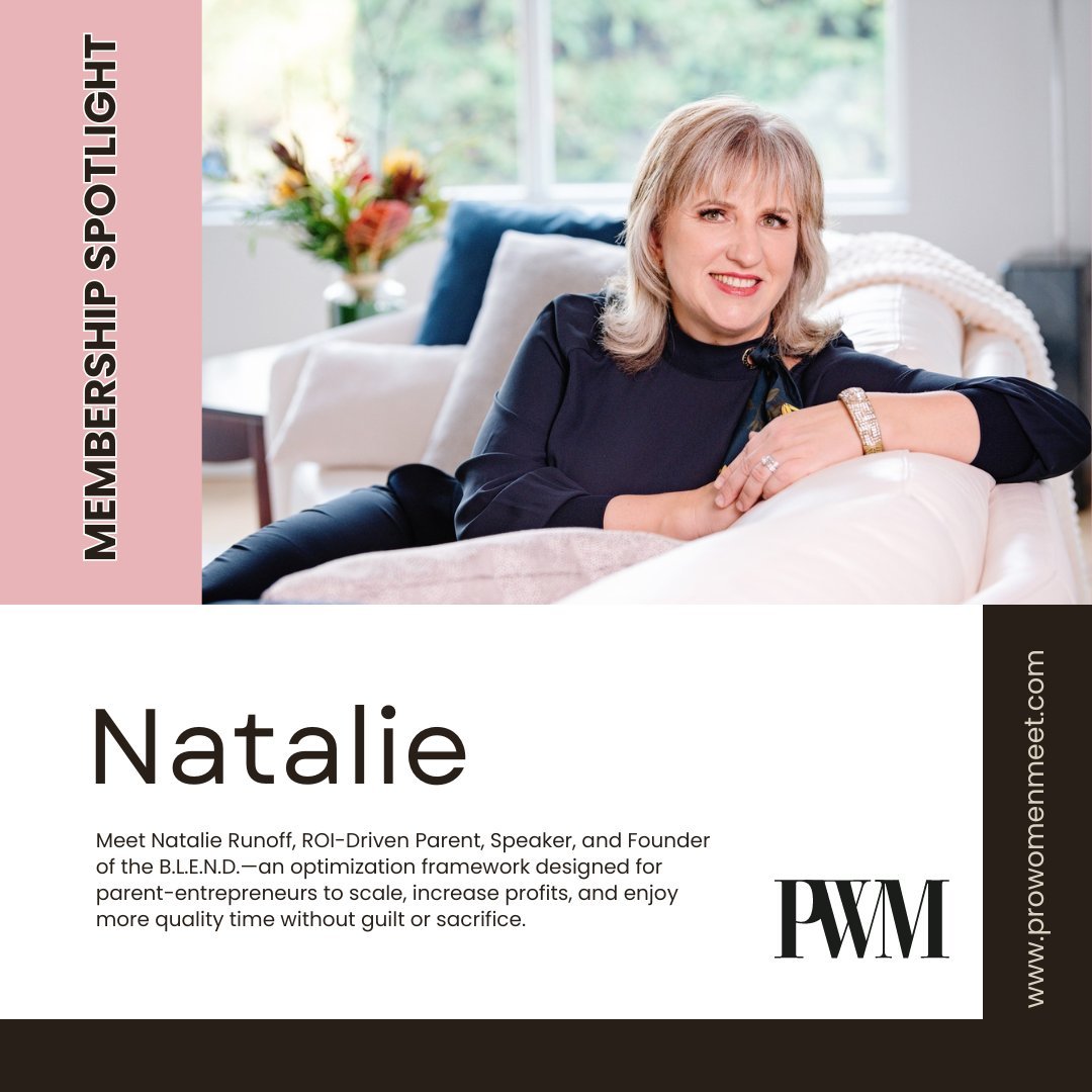 Meet Natalie Runoff @thenatalierunoff, the mastermind behind B.L.E.N.D., your guide to balancing family and business success without compromise. Dive into her world for unmatched growth and quality time, guilt-free. #EntrepreneurLife #FamilyFirst 🚀✨