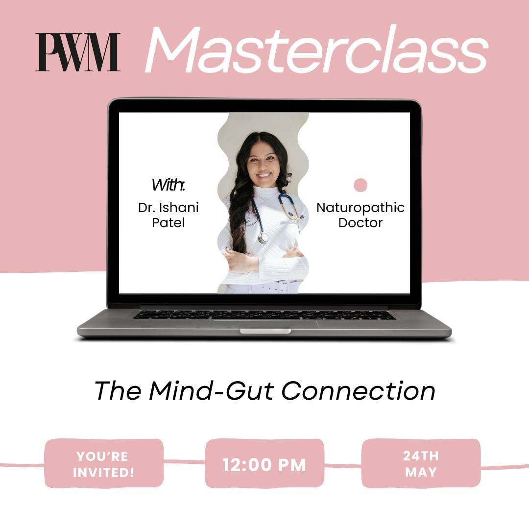 🌟 Curious about how your Mind and Gut are interconnected? 🧠💭 Get ready to dive deep into the fascinating world of The Mind-Gut Connection with none other than Dr. Ishani Patel @drishanipatel.nd, a renowned Naturopathic Doctor! 🌿

Join us on May 2
