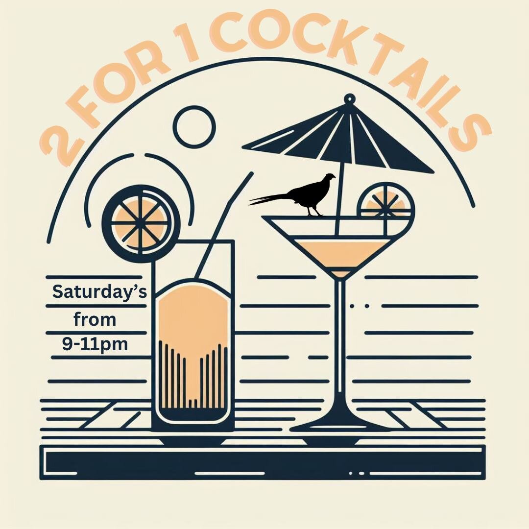 🍸🥃Join us for 2-For-1 cocktails every Saturday from 9-11pm - they must be the same!

#cocktails #drinks #newquay #cornwalllife #cosypub #twoforone #happyhour #mojito #oldfashioned