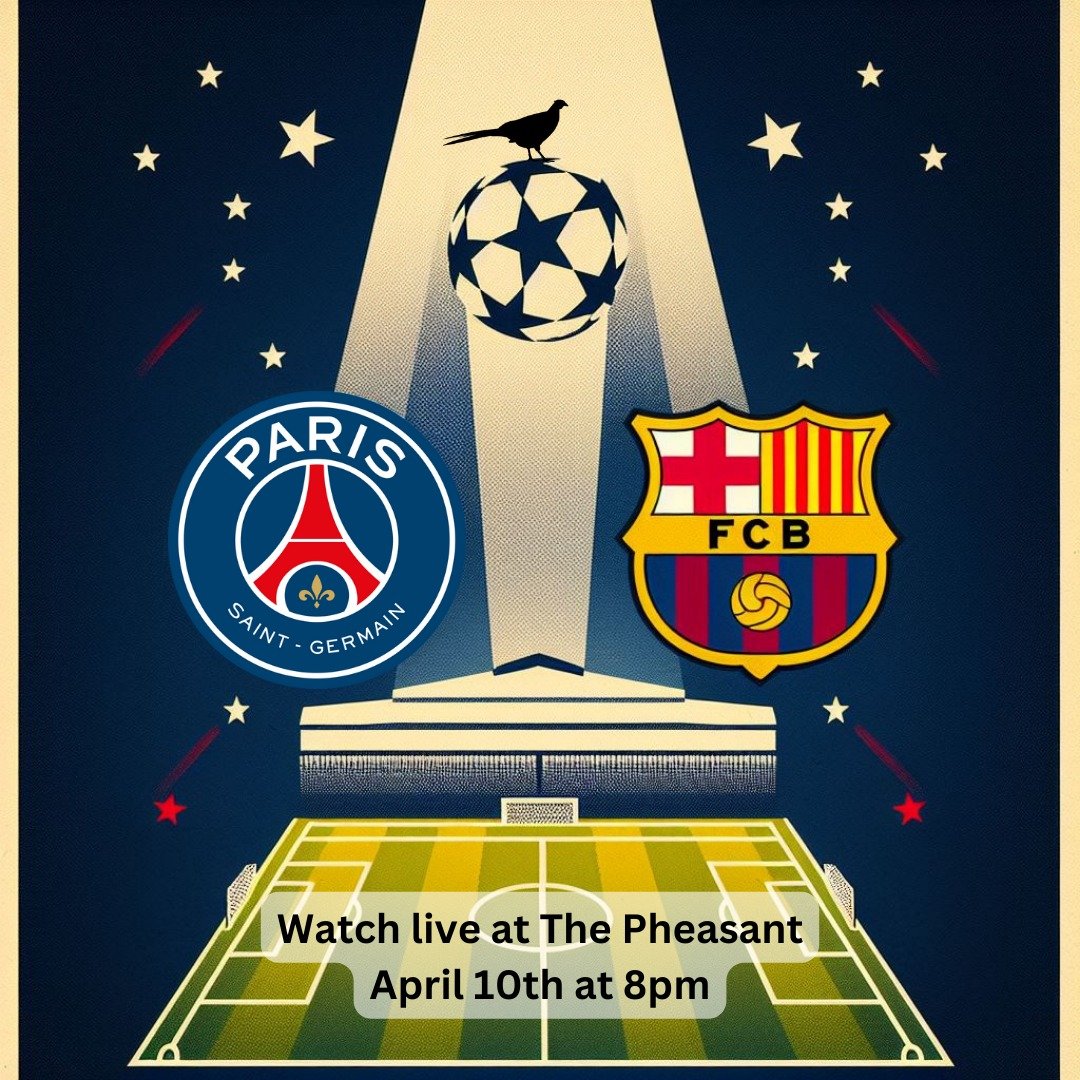 Join us tomorrow for another thrilling round of knockout football. French giants PSG meet the highly decorated Barcelona FC at 8pm!

 #Newquay #ChampionsLeague #GameNight #events #Excitement #FootballFever #KnockOut #LiveMatch #SportsFans #TNTSports 