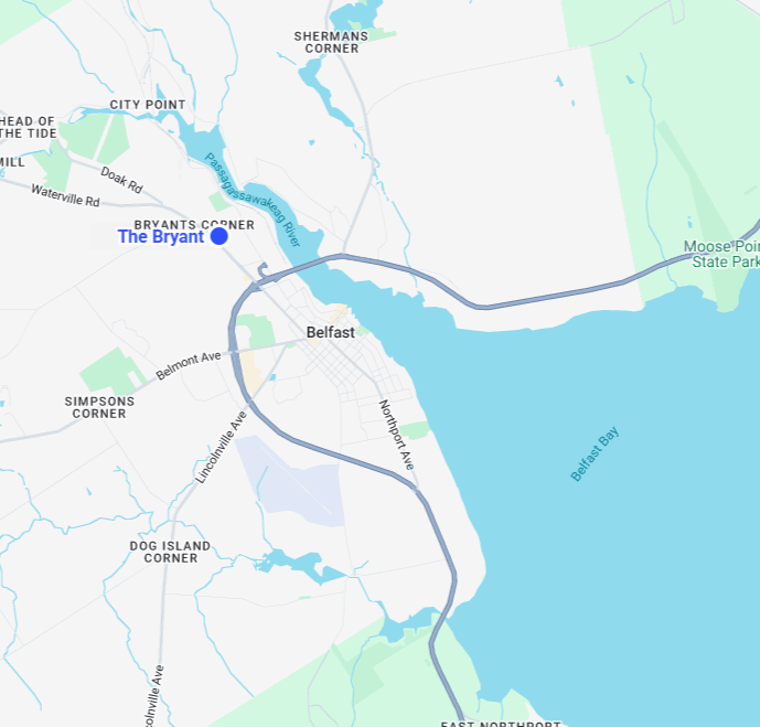 Map of The Bryant location
