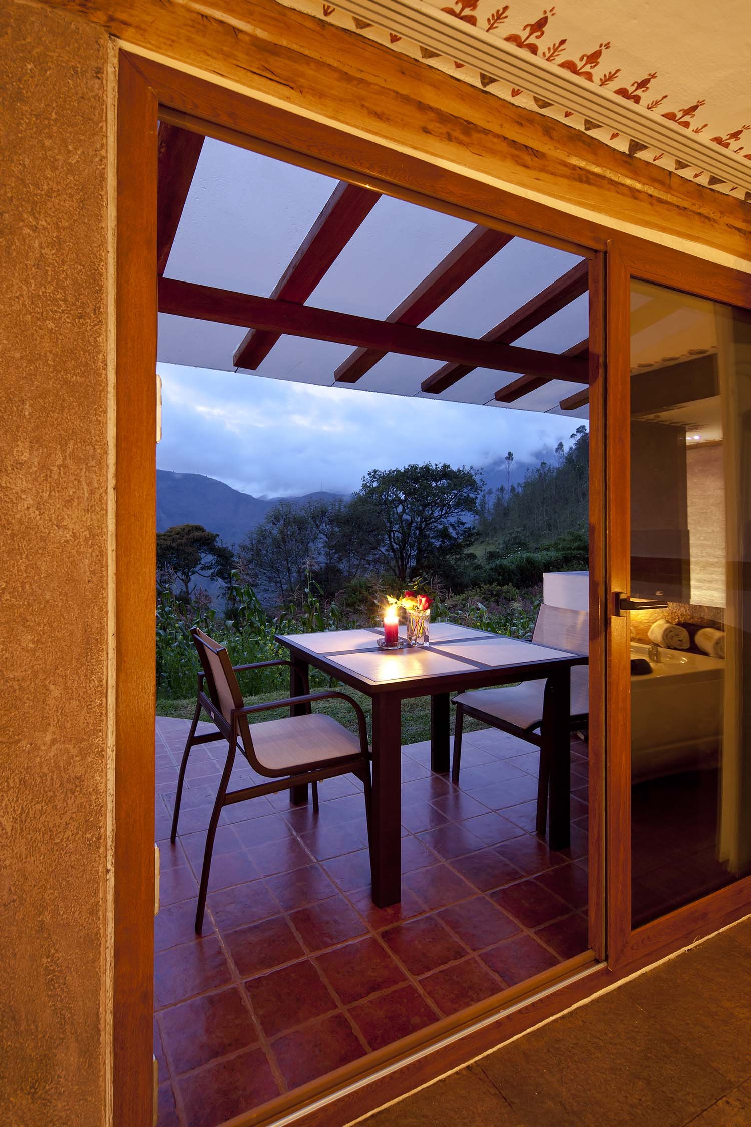 Terrace Suite Romantic Suite Chocolate Heart 57 - Luna Volcan - Hotel in Banos Ecuador.jpg