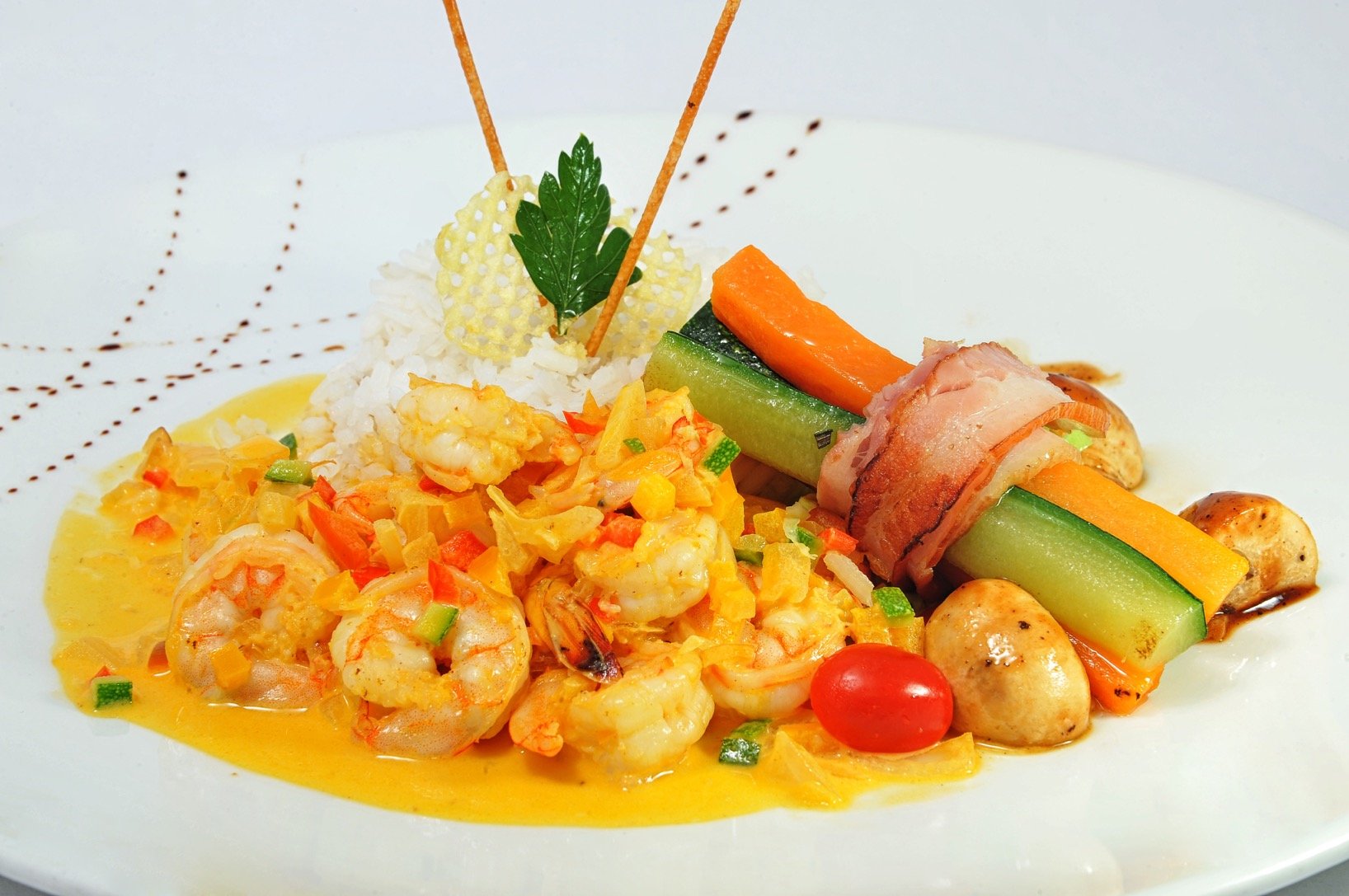 Garlic shrimp - Luna Restaurante - Banos Ecuador.JPG