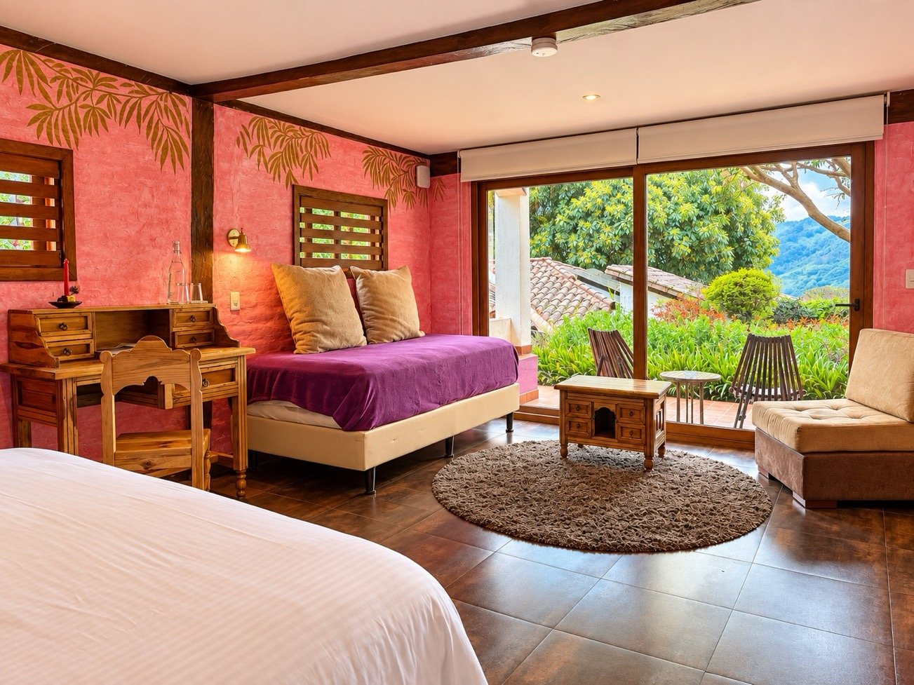 Hab Romantica 45 El Jardin - Luna Volcan - Hotel en Banos Ecuador 3.jpg