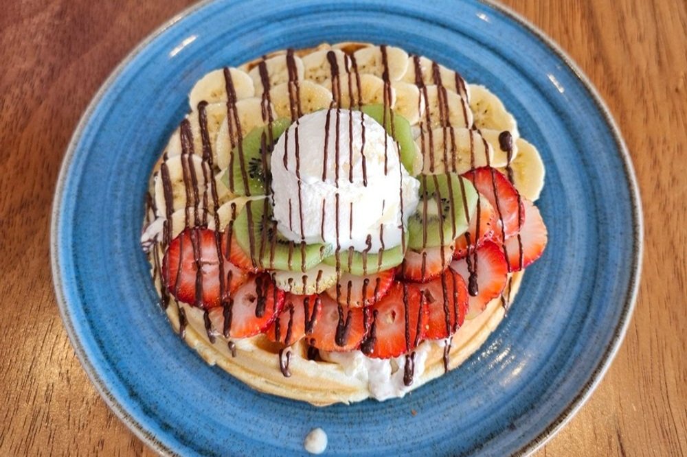 Waffle Estrellita de Coco