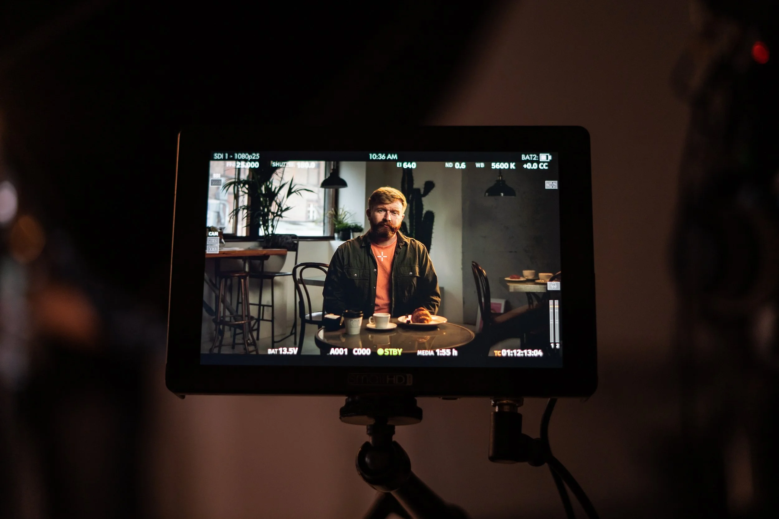 BTS on Set