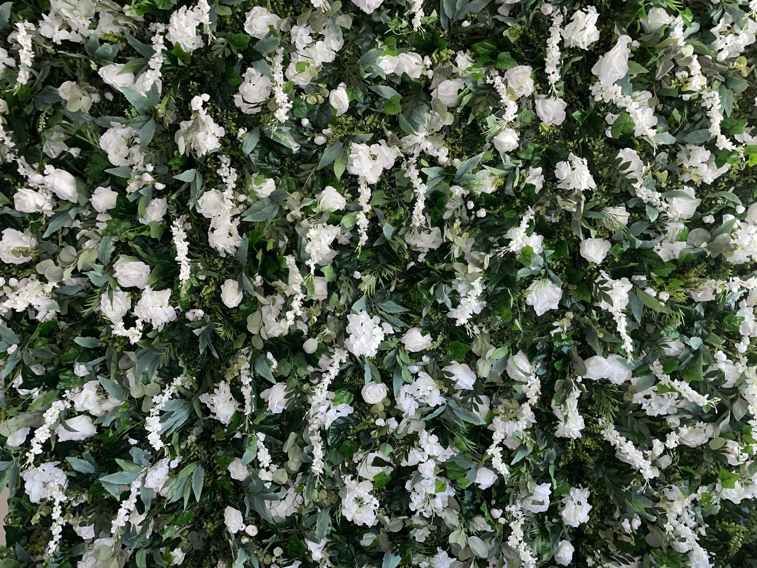 Green Flower Wall rental in Mckinney TX