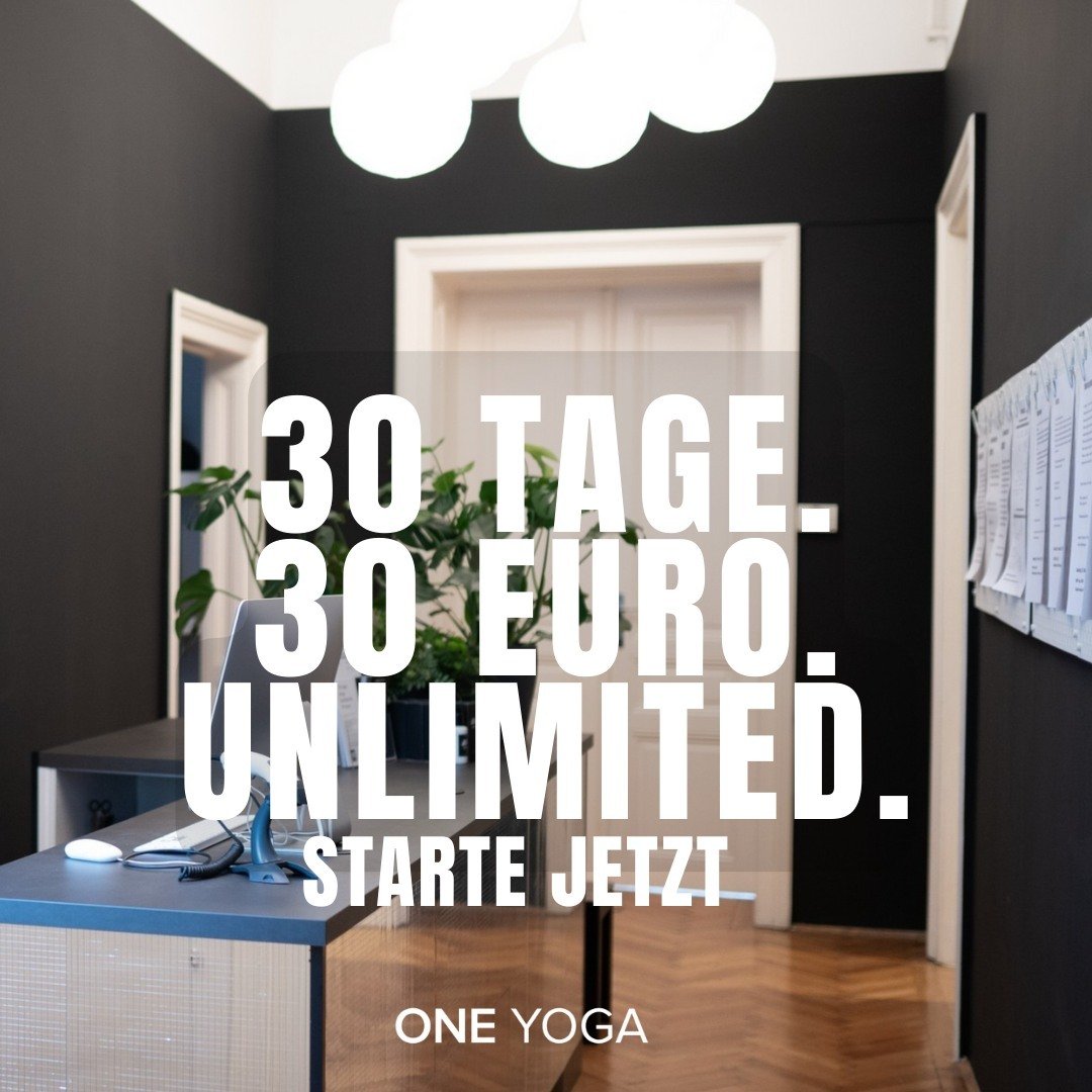 30 Tage f&uuml;r 30 Euro: Der Beginn deines ganz individuellen Yoga-Weges!

🧘&zwj;♀️ 

Beim TRY-OUT tauchst du f&uuml;r einen Monat in unsere Welt und die von Yoga ein, du lernst unterschiedliche Lehrer*innen und unterschiedliche Stile kennen! 

In 