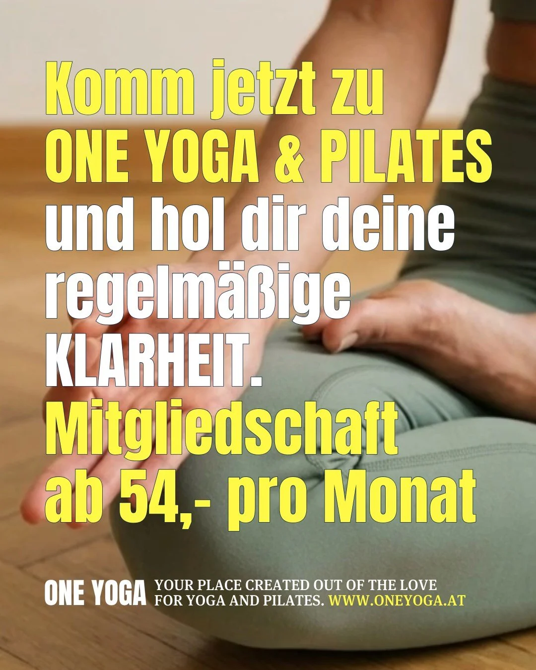 Show up for yourself &amp; feel the shift.

NEUES JAHR. NEUE KLARHEIT.

Es braucht keine neuen Vors&auml;tze.
Sondern einen Ort, an dem du dich wohl f&uuml;hlst.
Und die Entscheidung, immer wieder zu kommen.

Wenn du &ouml;fter erscheinst, beginnt si