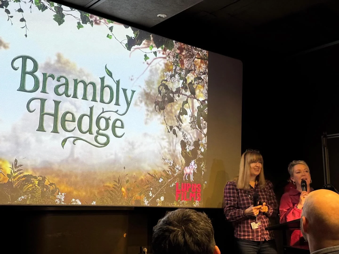 Lupus Films producers Ruth Fielding and Camilla Deakin were at the @efm_europeanfilmmarket in Berlin this weekend as part of a delegation organised by @animation.uk and the @bfinetwork.  They were presenting their new project in development, an anima