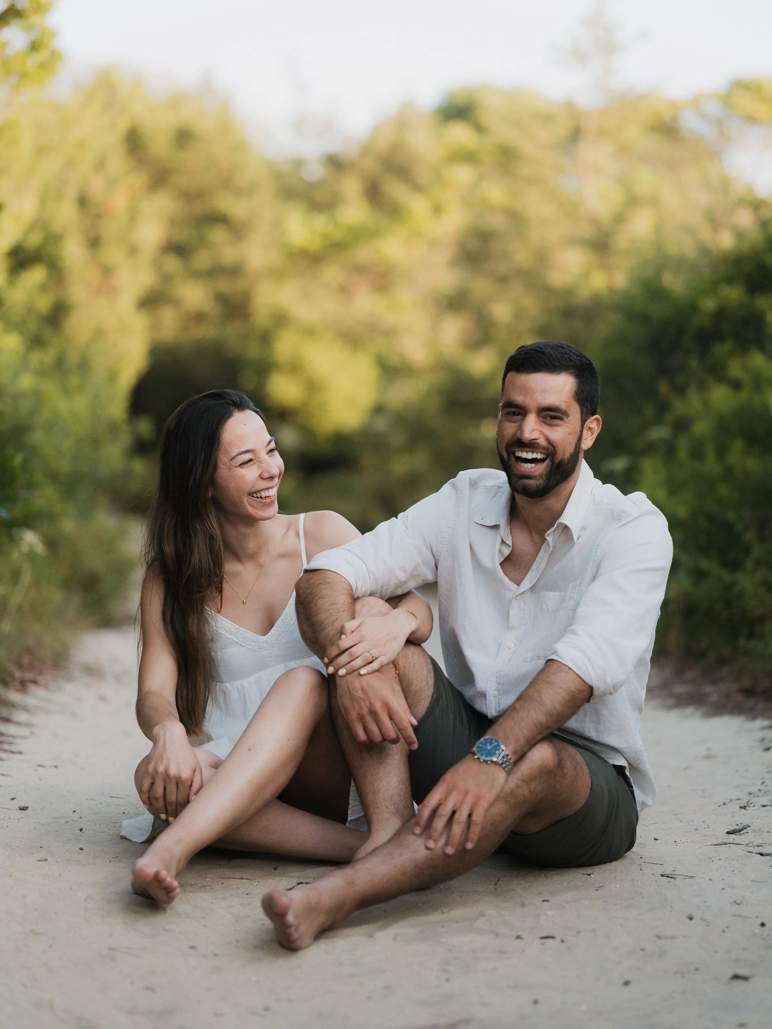 Mata dos Medos &amp; Praia da Fonte da Telha Engagement Session | Catarina + Zé
