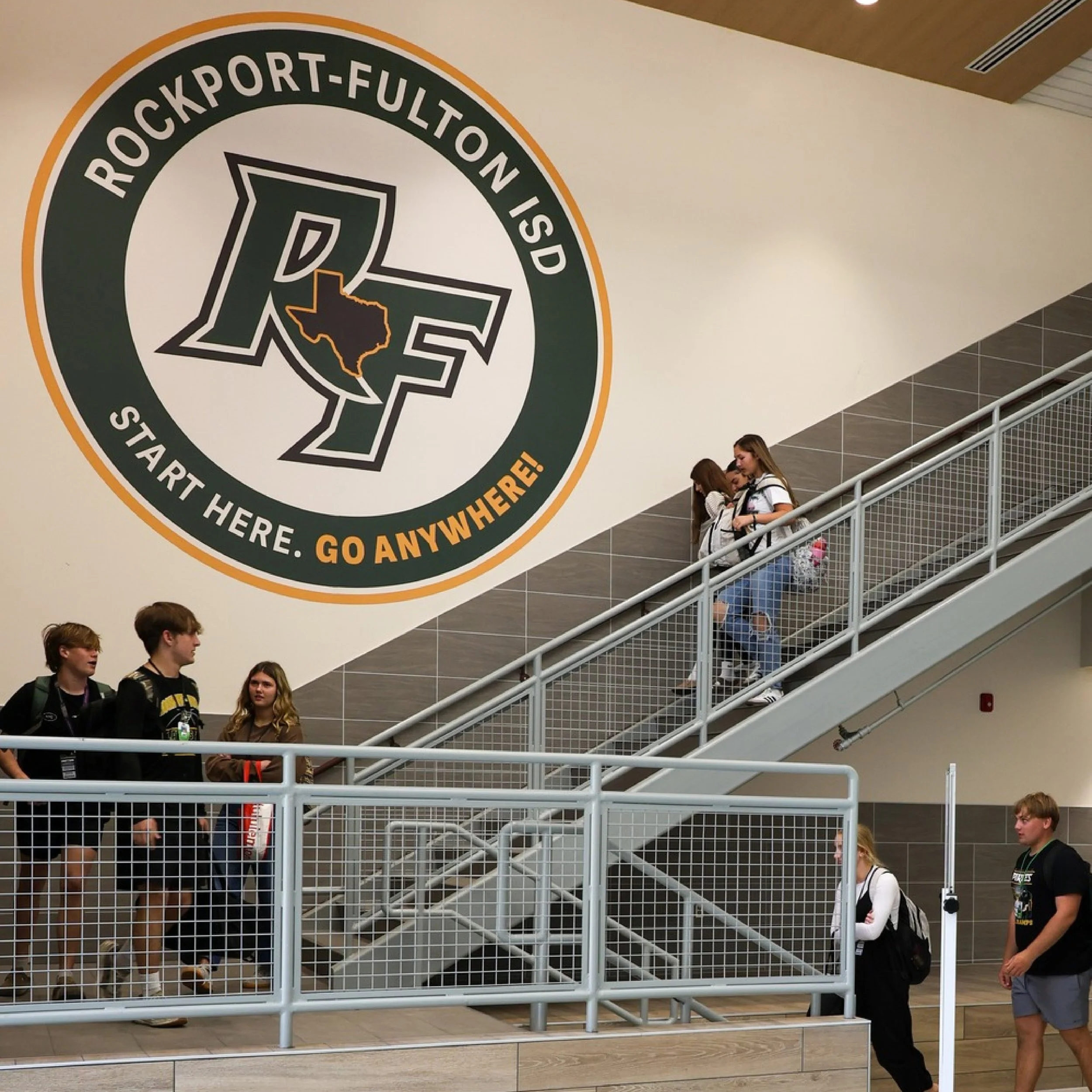 Rockport-Fulton High School Stairs