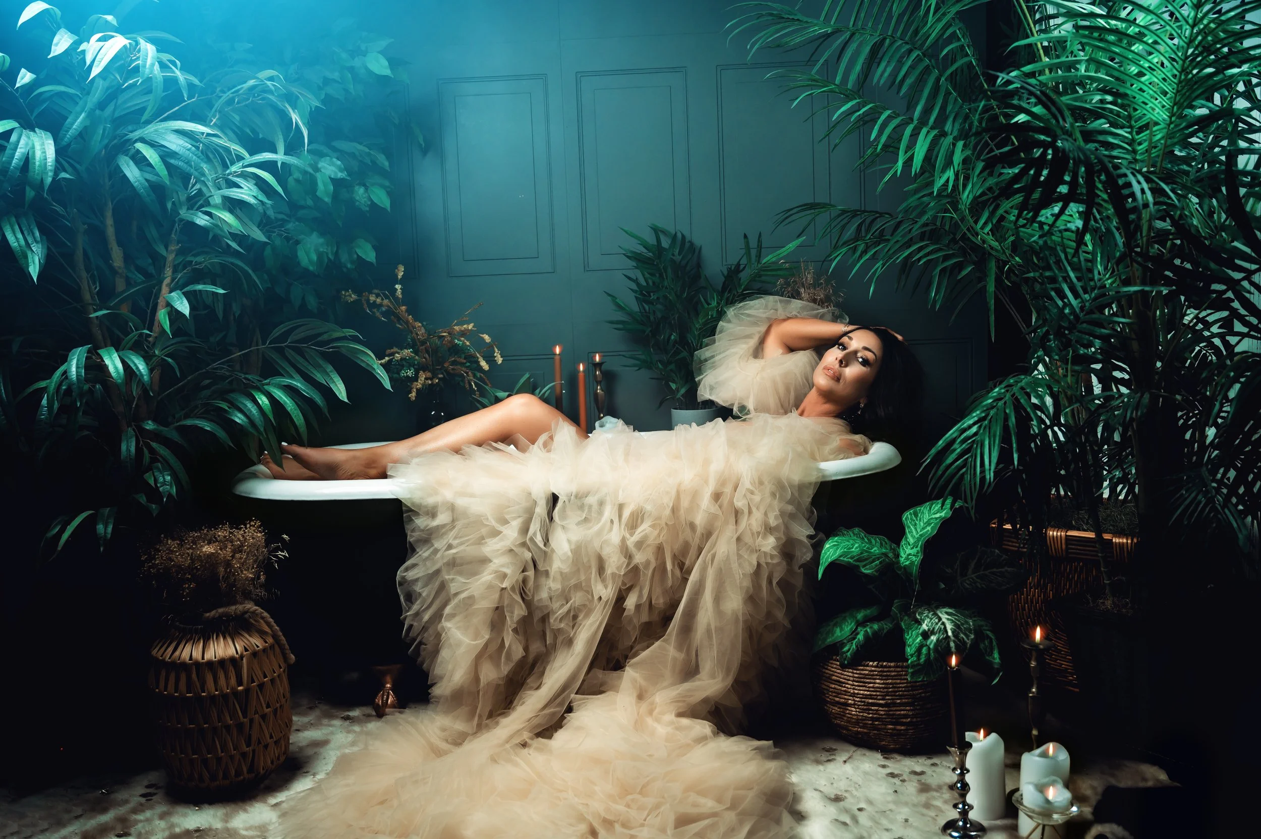 Luxury boudoir portrait photographed by Boudoir by Kassie