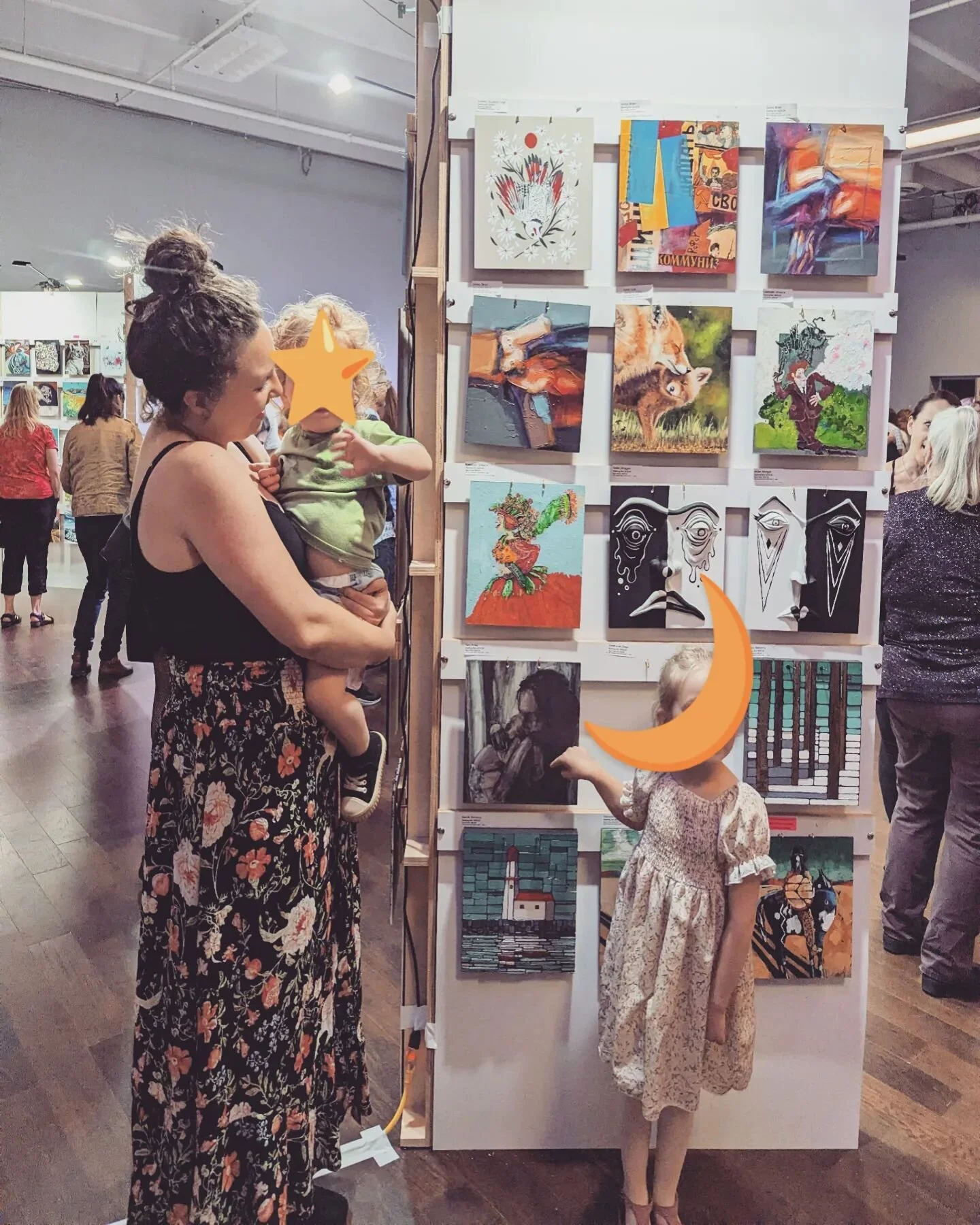 So grateful I was able to participate in @artaccessutah #300Plates2023 fundraiser 💛🙌 

Yesterday we had L's dance recital (she did a car dance and did so good!) And then we went 5 minutes down the street to see my painting here 😍
And today we are 