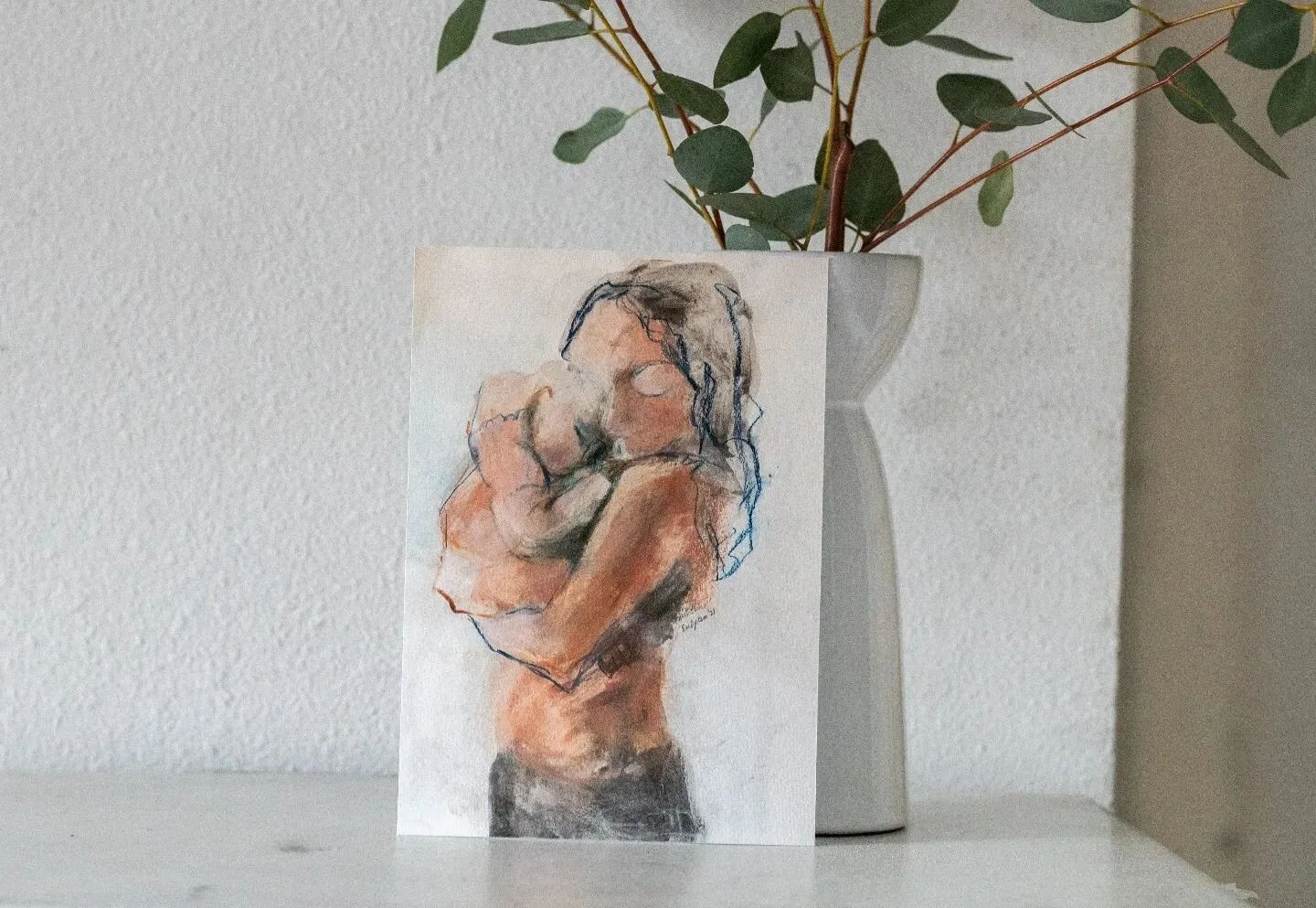"Mama, Baby, Blue" print, free shipping in US
Available in three sizes on my webshop, link in bio ✨
Might add a 6x9 option 💛

#motherhood #giftsformom #momgifts #momgiftideas #painting