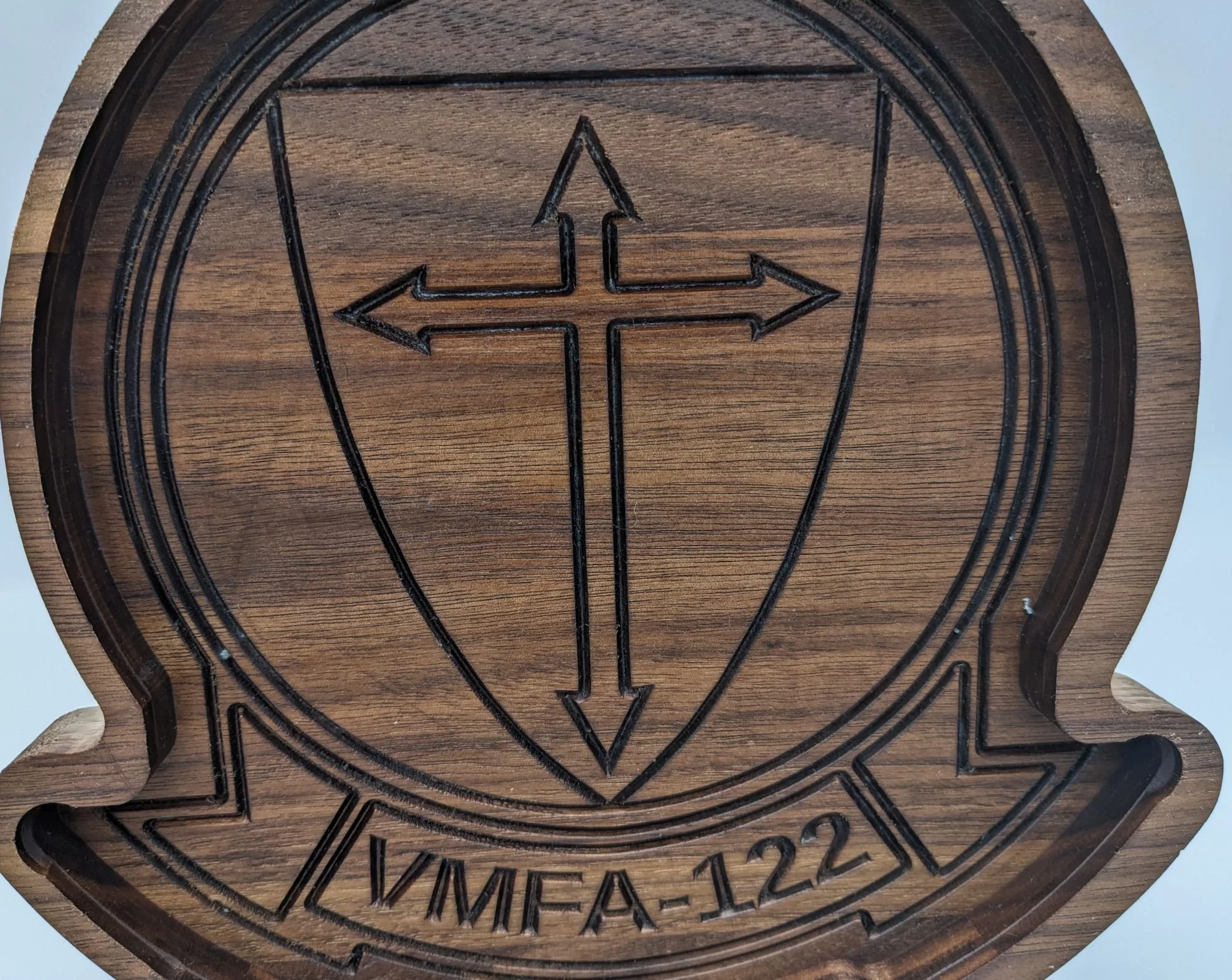 VMFA-122 Catchall Tray Walnut