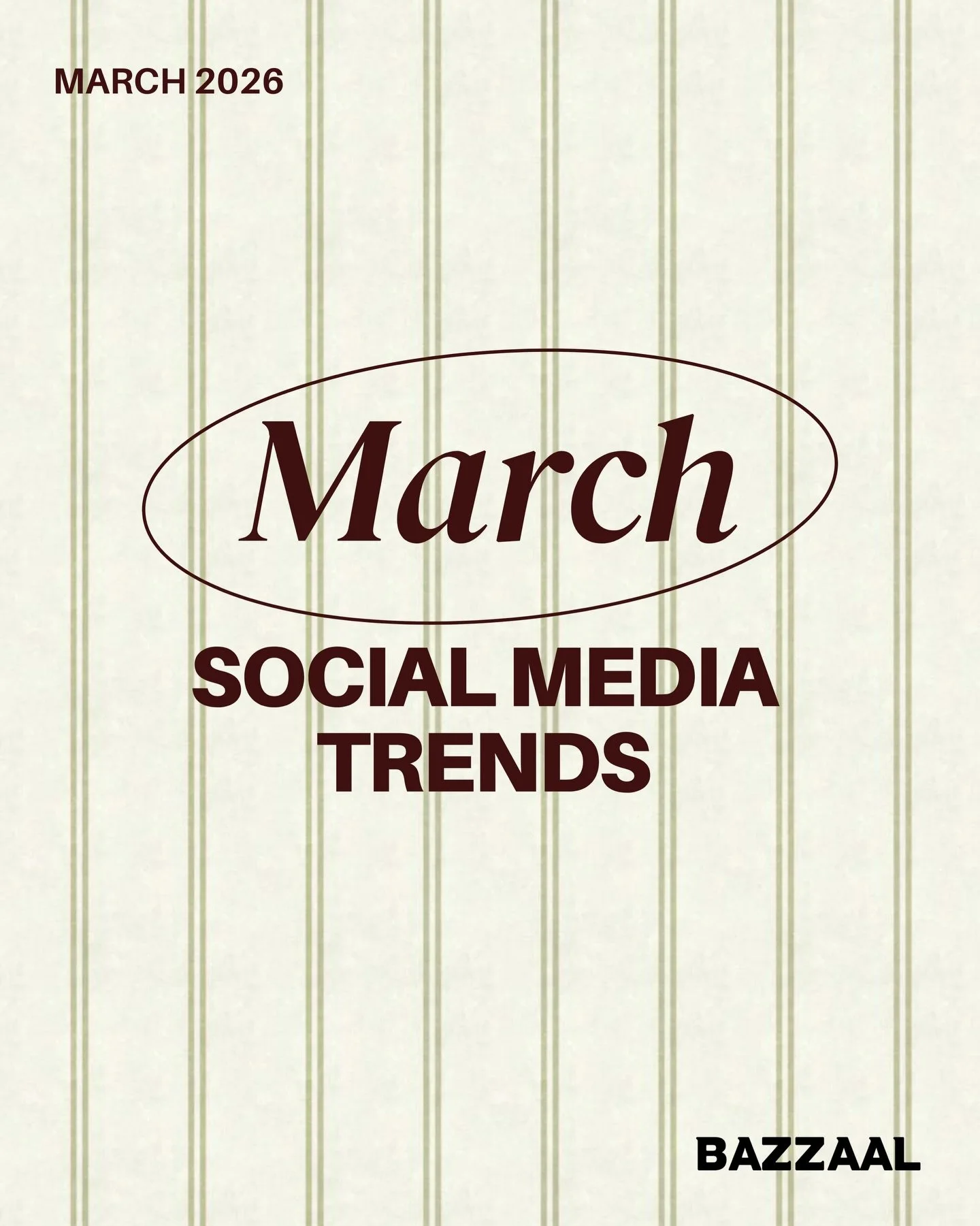 Lucky you! We already did all the scrolling for you, here&rsquo;s the March social media trend report 🍀✨

What was your favorite trend this month? Let us know in the comments &darr; . . . .
#socialmediatrends #trendalert #trendingreels #contentideas