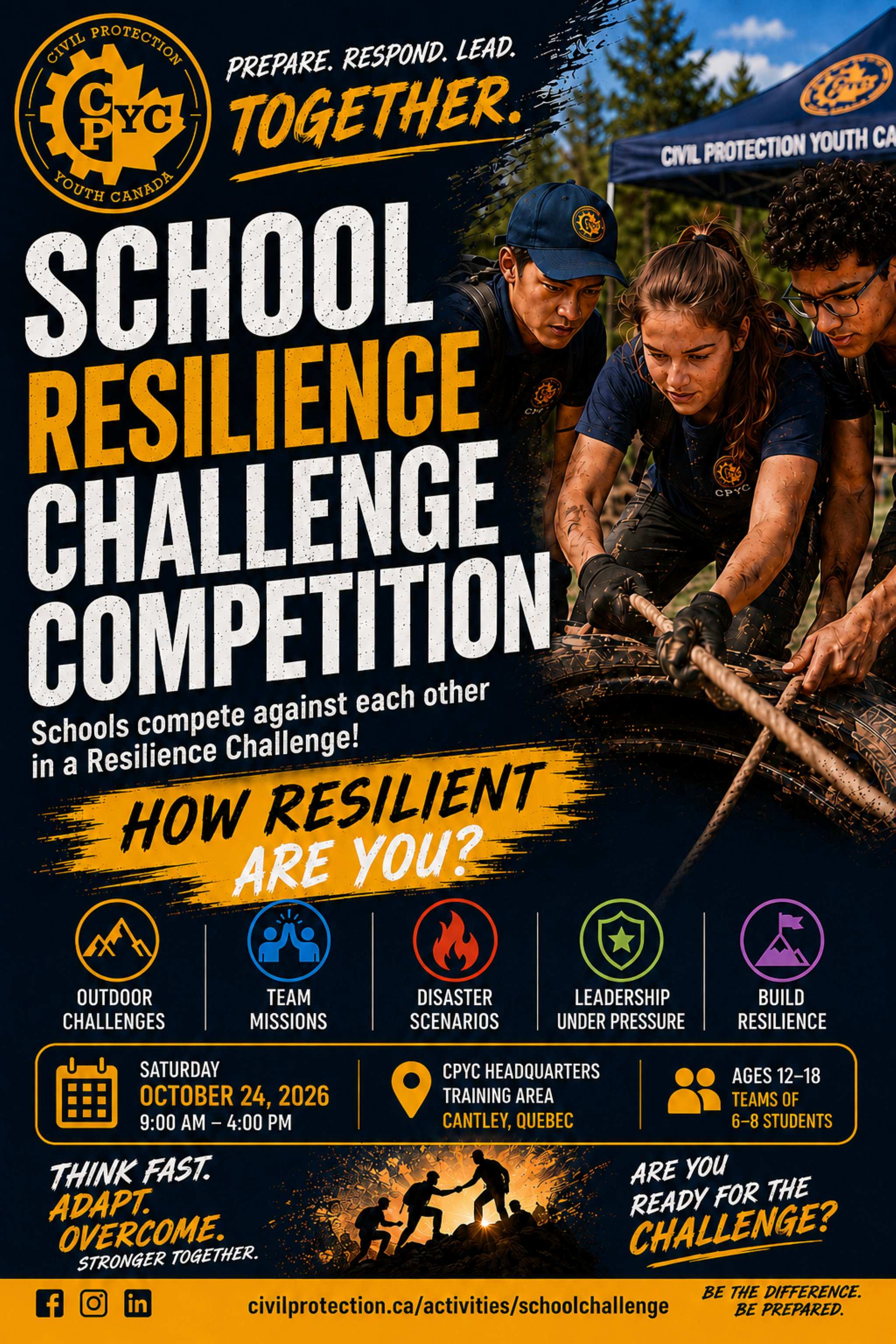 Resilience Challenge Competition Poster