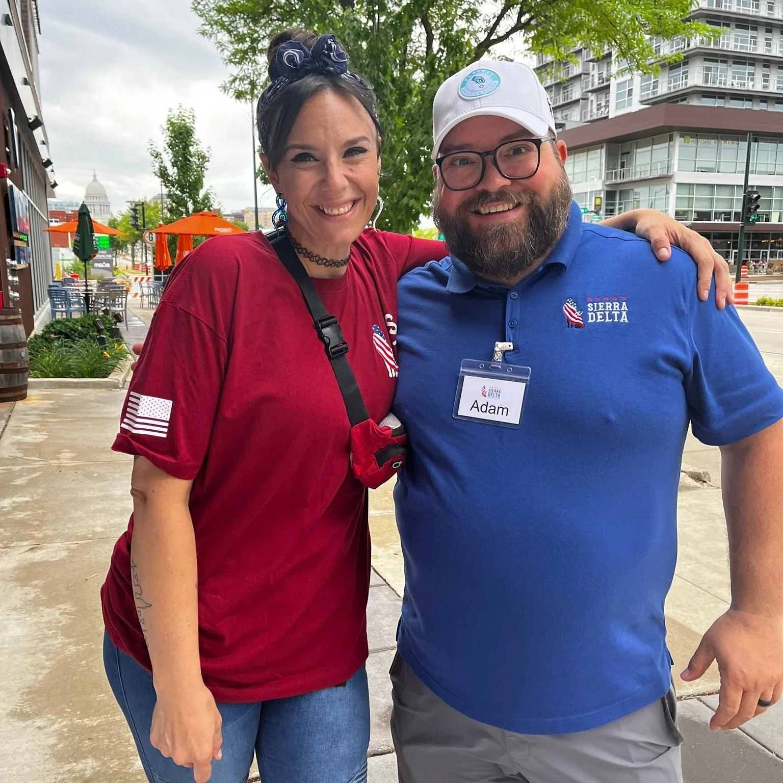 Two fundraisers at a third party event