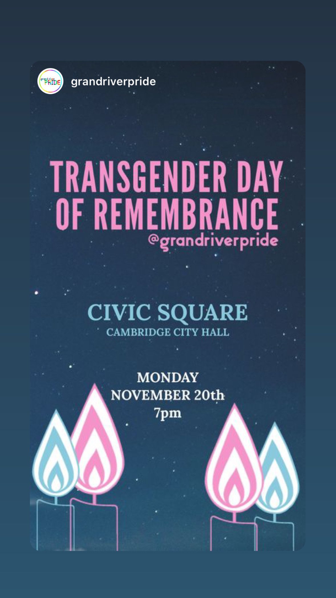 Transgender Day of Rememberance
