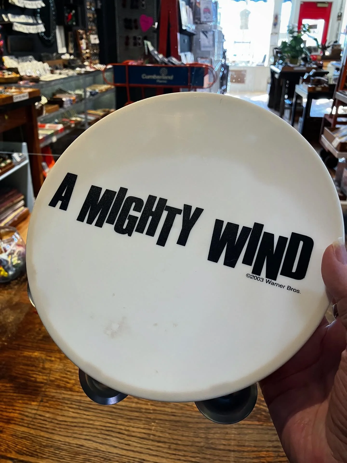 RIP Catherine O&rsquo;Hara ❤️ shake this tambourine in her honor 🎶
.
#catherineohara #amightywind #mitchandmickey