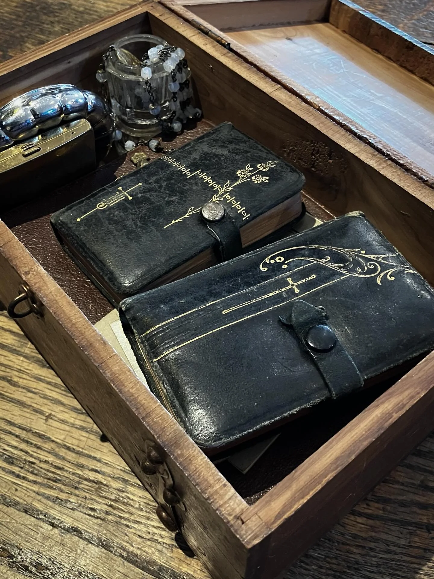 that box of treasure on every catholic great gramma&rsquo;s dresser 

#treasurechest #rosary #loottheshop