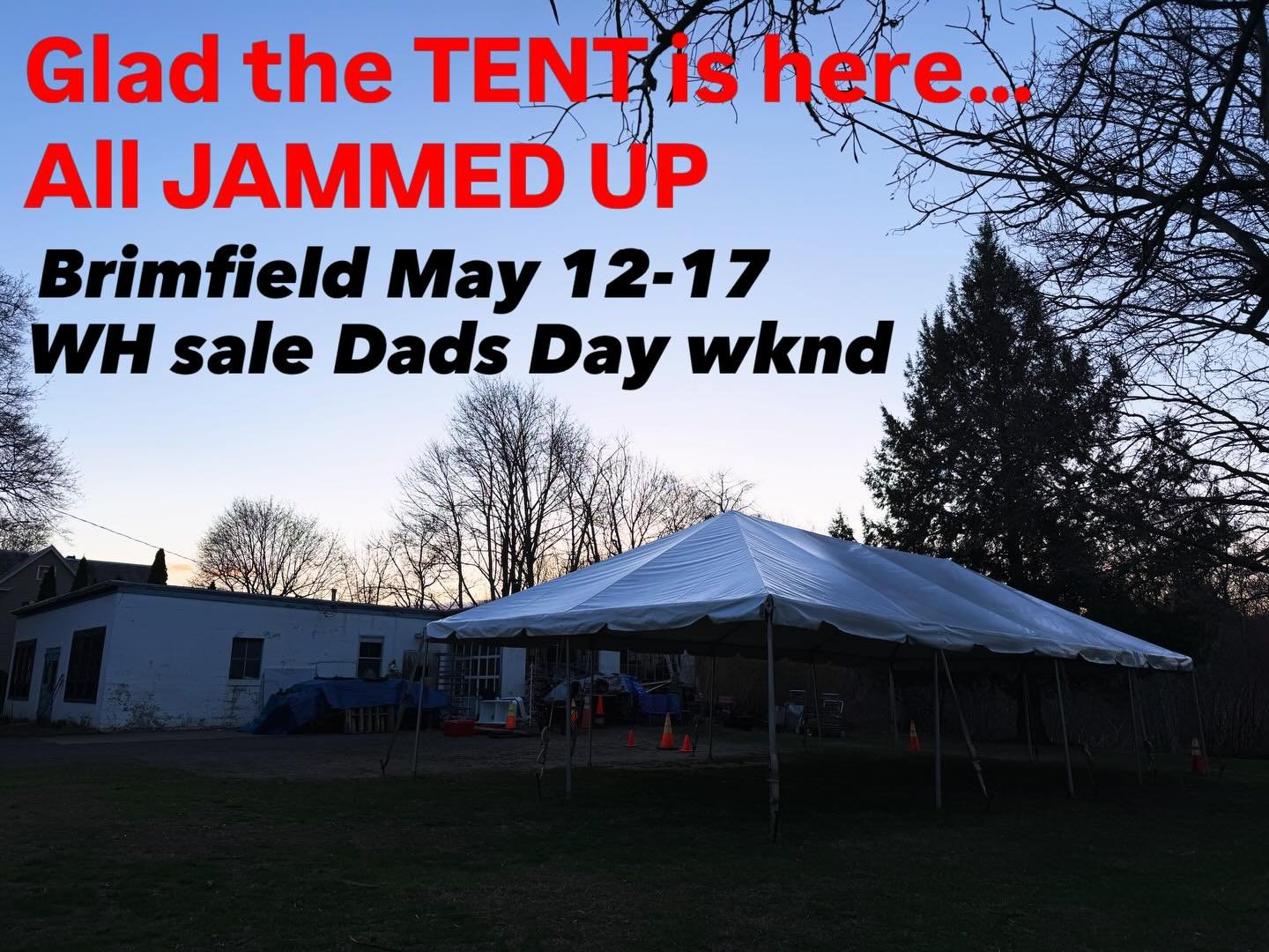 Here we goes&hellip;

#spring #brimfield #warehousesale #turnersfalls #lootfoundandmade