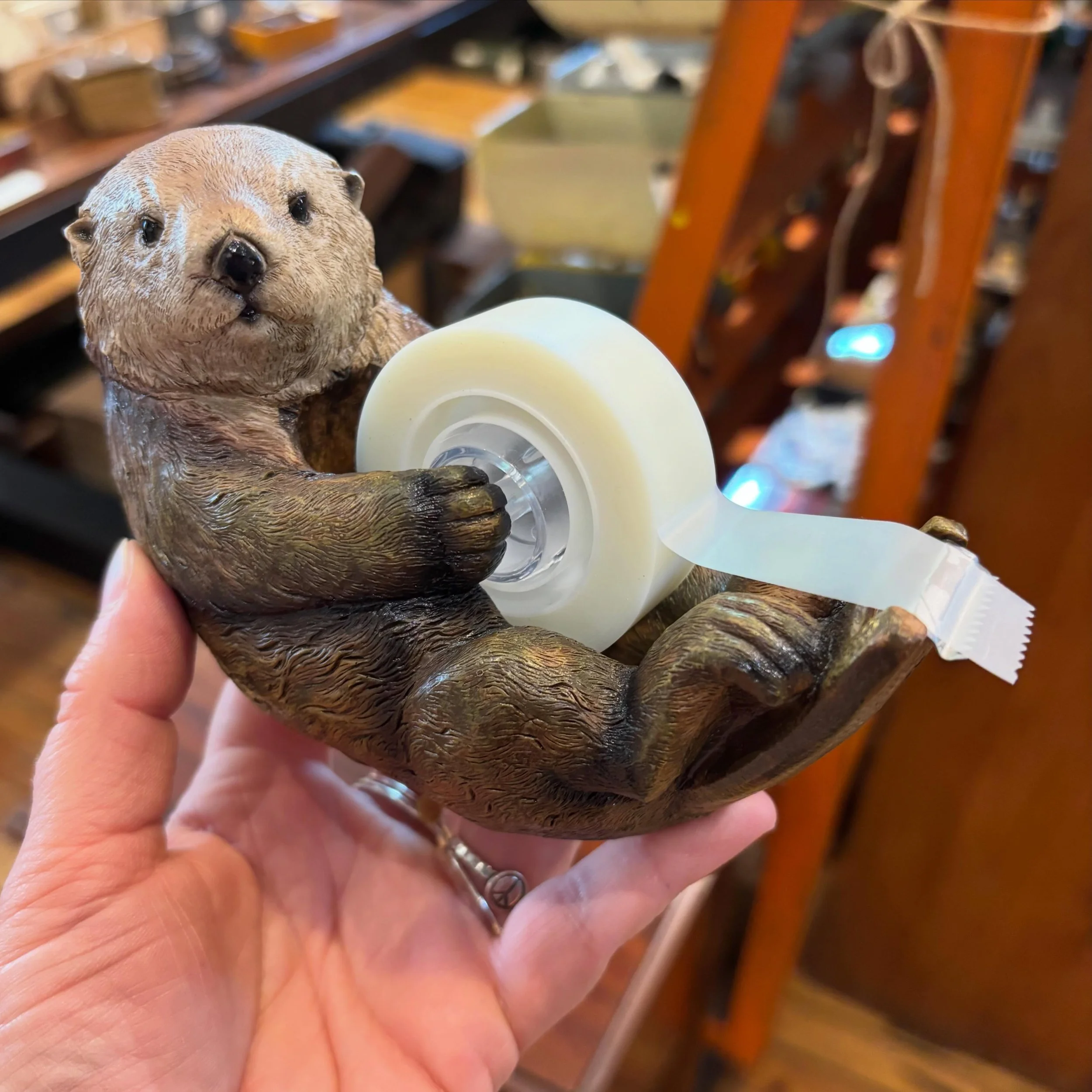 You &ldquo;otter&rdquo; tape that up !

Come get your Otter Tape Dispensers!
Guaranteed to make you want* to sit at your desk more often!
#otter #tapedispenser #lootfoundandmade #turnersfallsma