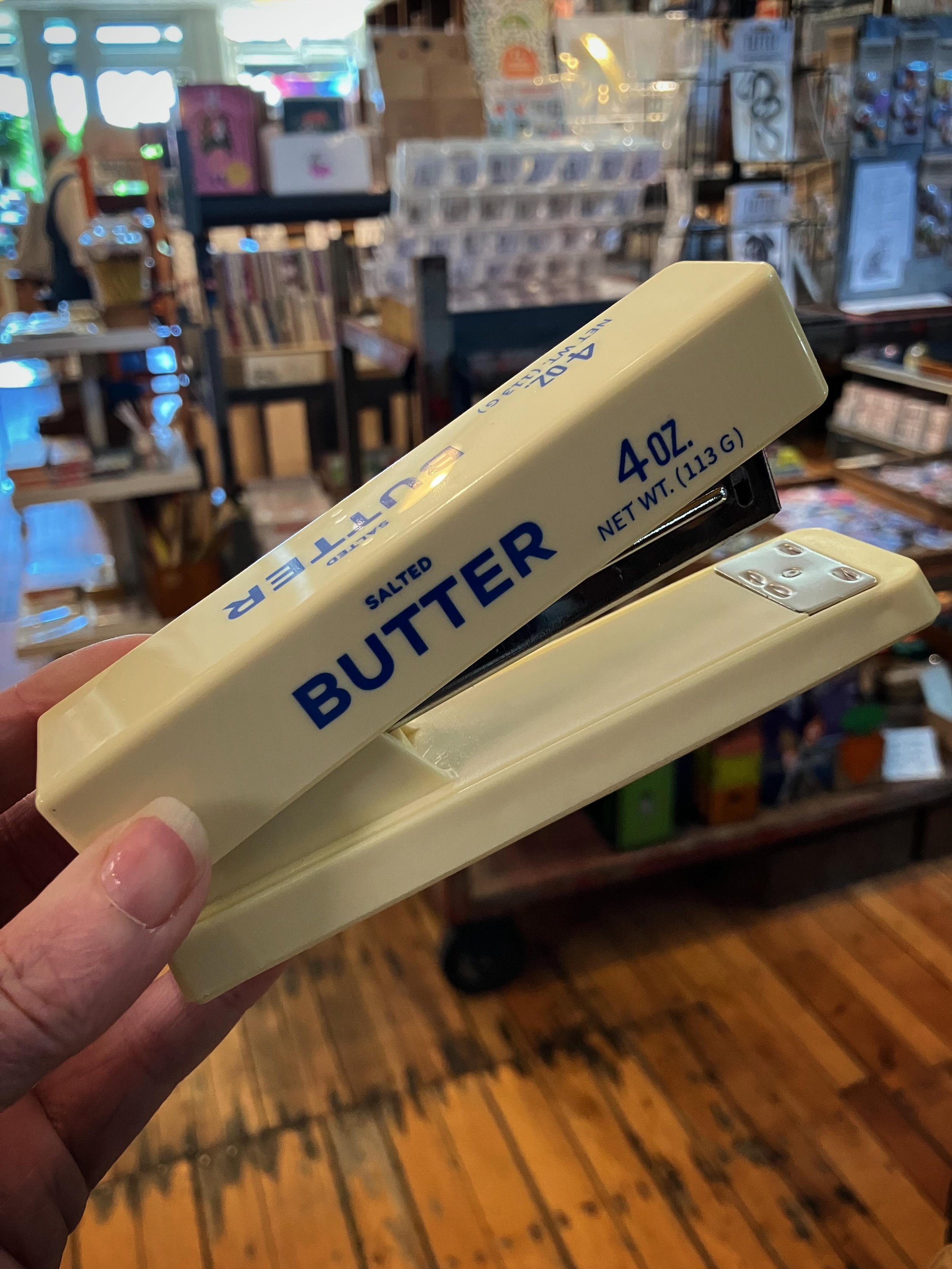 THEY&rsquo;RE BACK! come and get your butter staplers before they run out again 🧈💛
.
#butterstapler #butter #lootfoundandmadr
