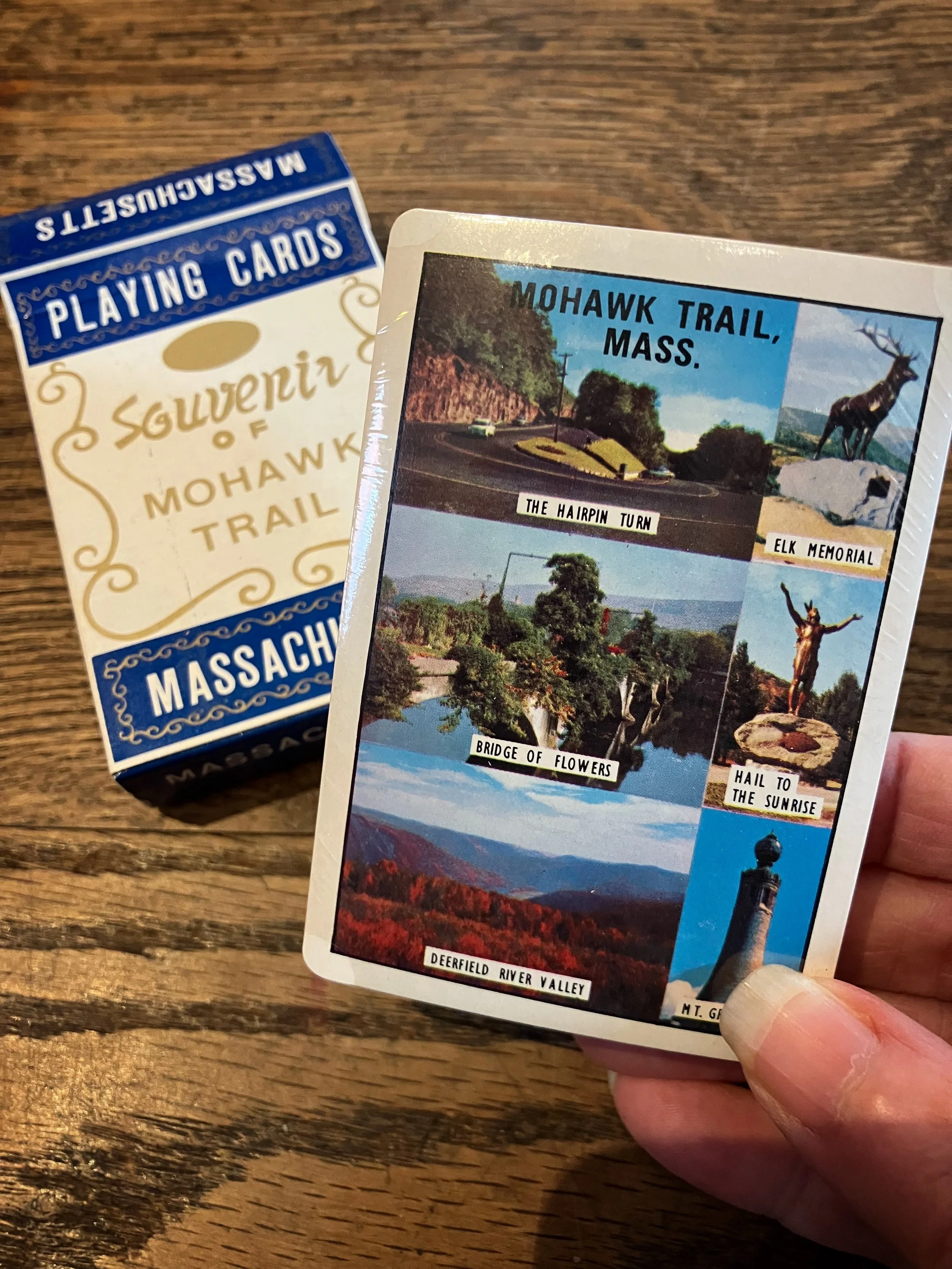 vintage mohawk trail playing cards! perfect for your next canasta game 🃏