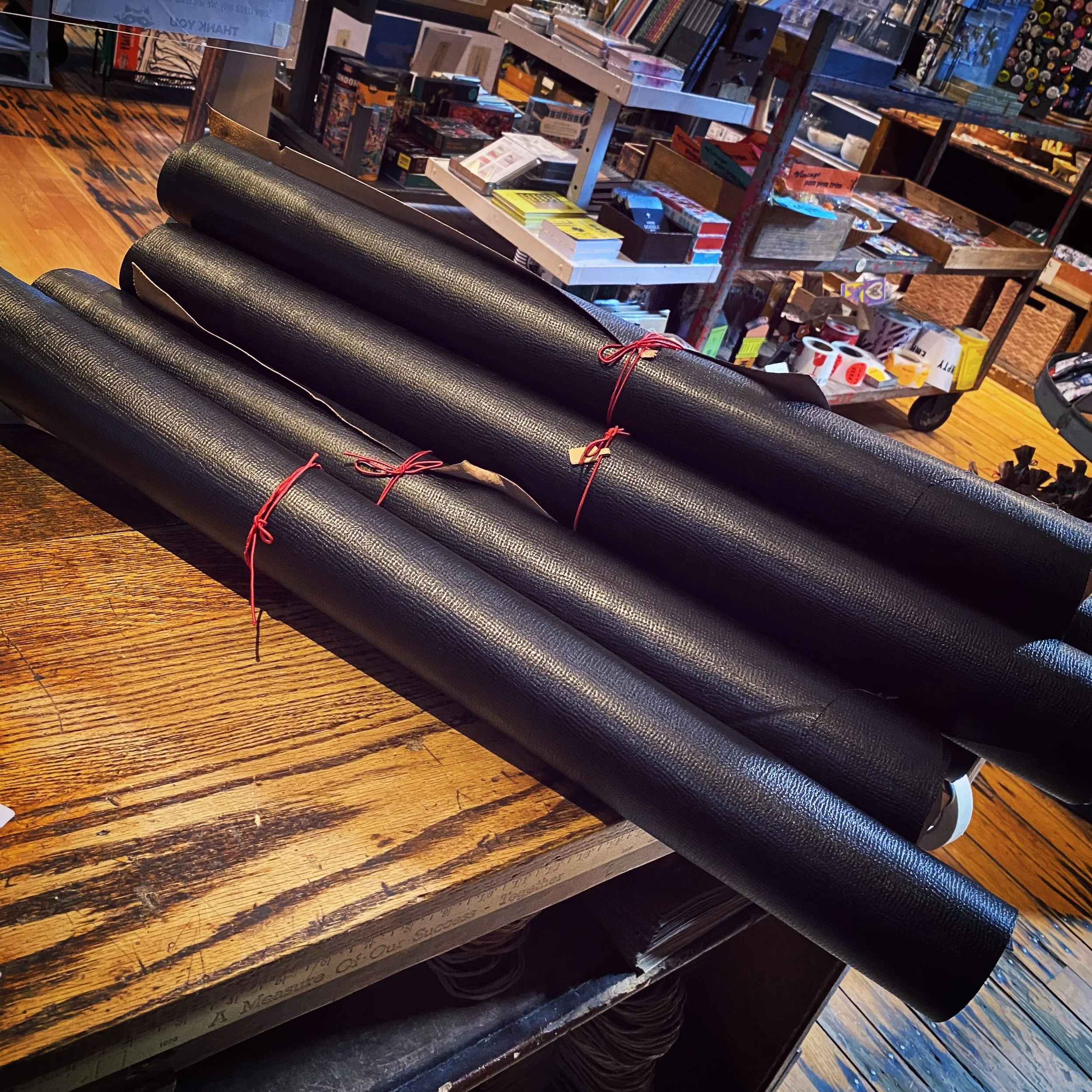 Calling all book binders! A pristine batch of book binders leather has landed. 

#lootfoundandmade #turnersfalls #loottheshop #bookbinding #bookbinder