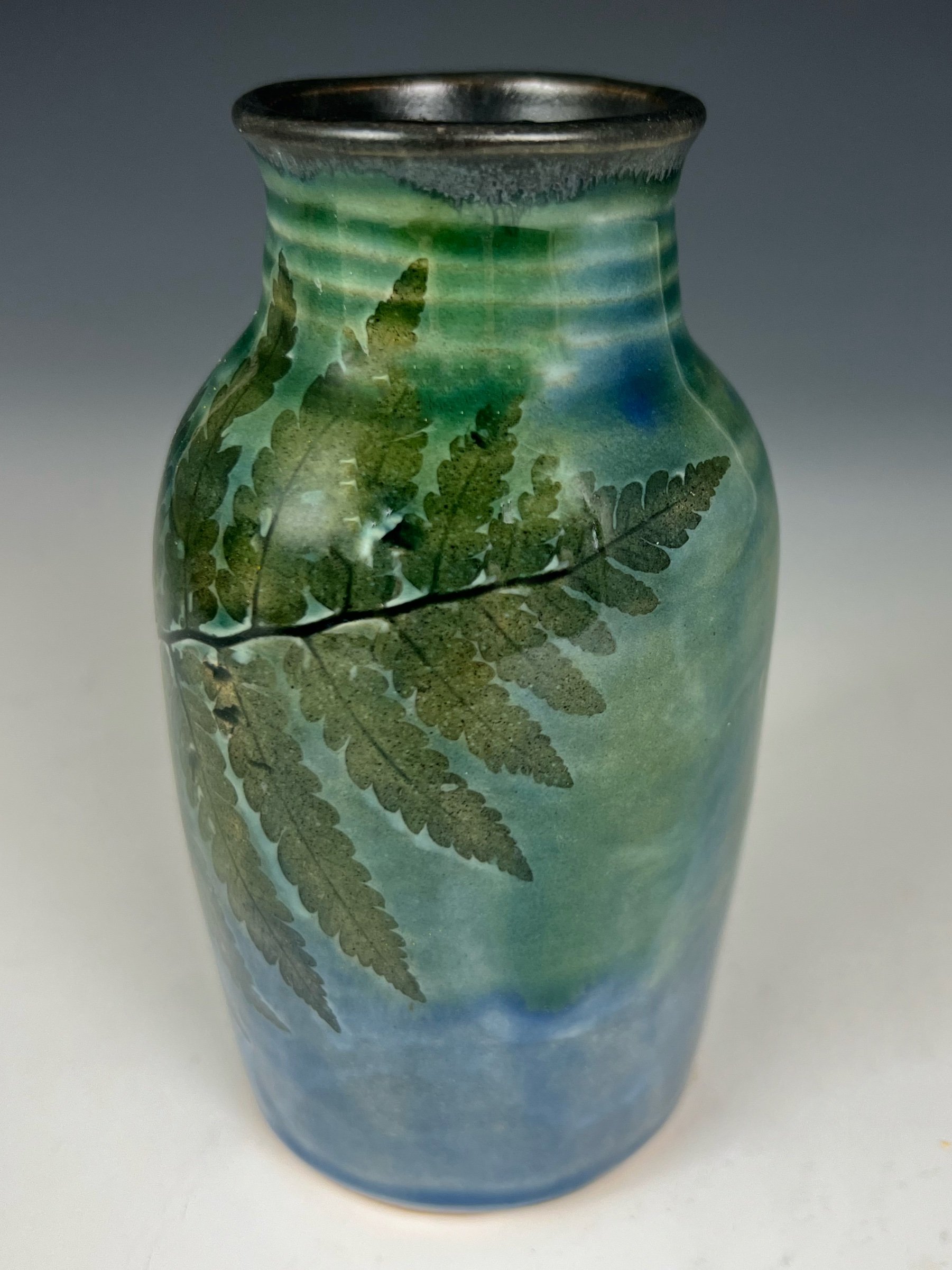 Ombre vase 2 green to blue.jpg